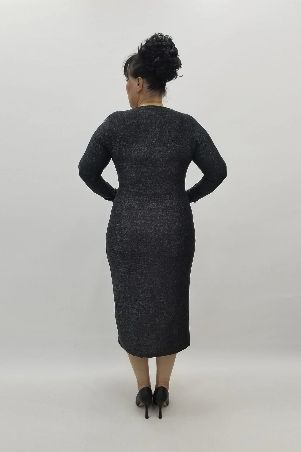 Miraggio Büyük Beden Abiye Elbise 98300 SİYAH