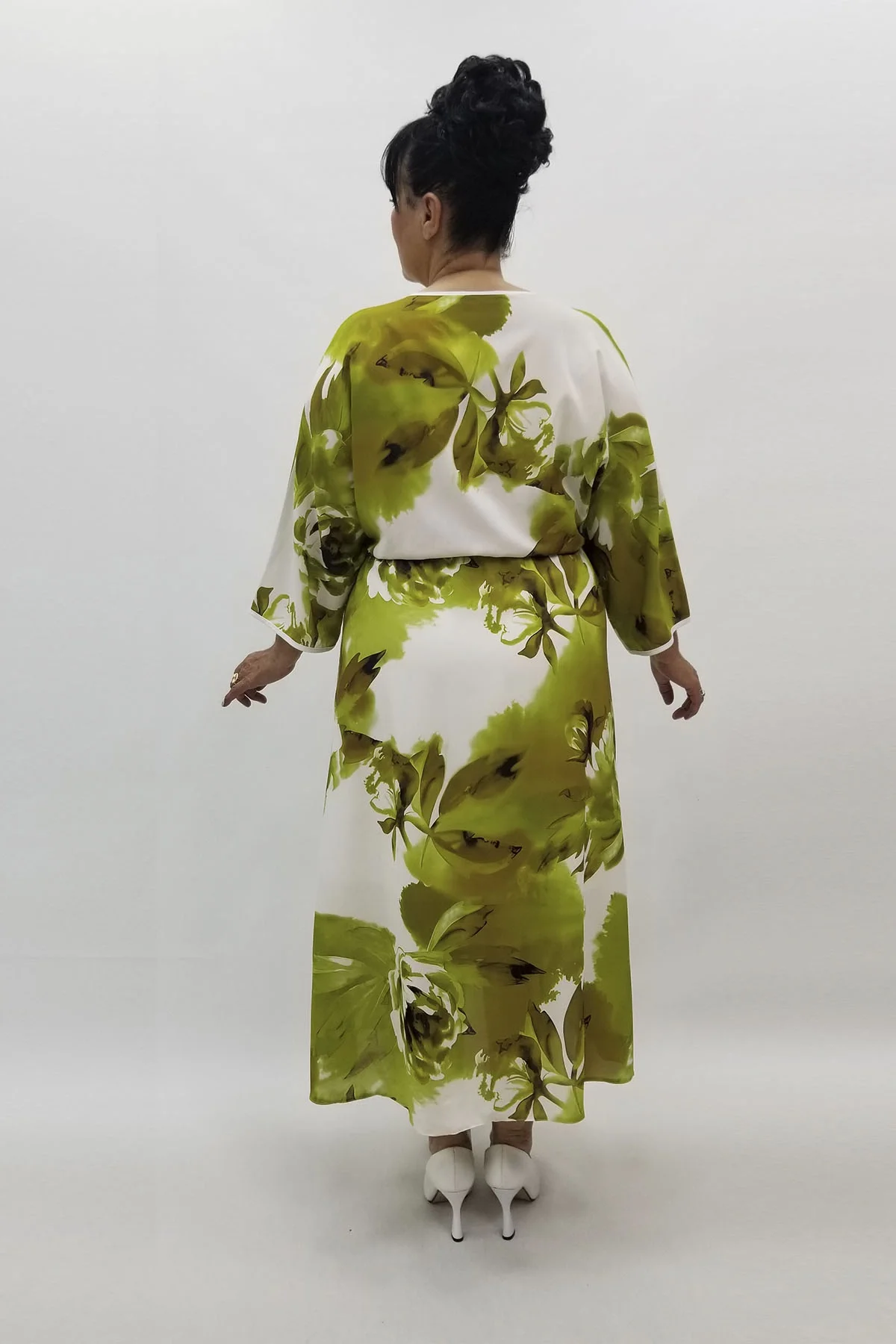 Miraggio Büyük Beden Abiye Elbise 98800 YAĞ YEŞİLİ