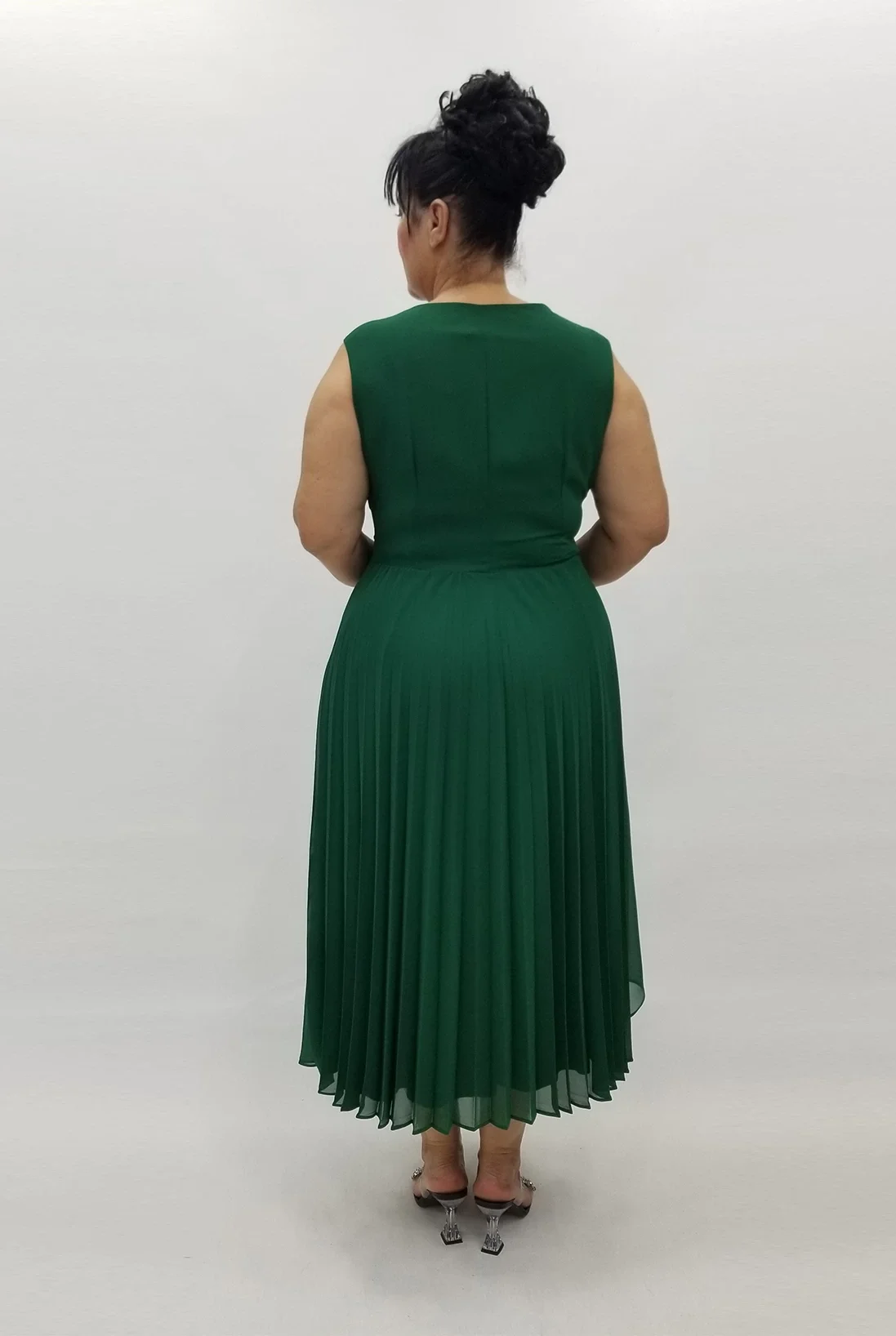 Miraggio Büyük Beden Abiye Elbise 98930 YEŞİL