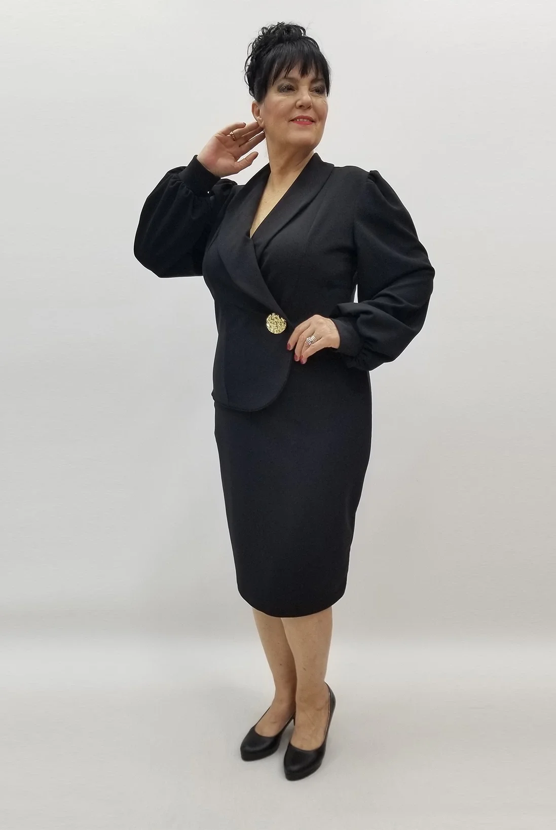 Miraggio Büyük Beden Abiye Elbise 99366 SİYAH