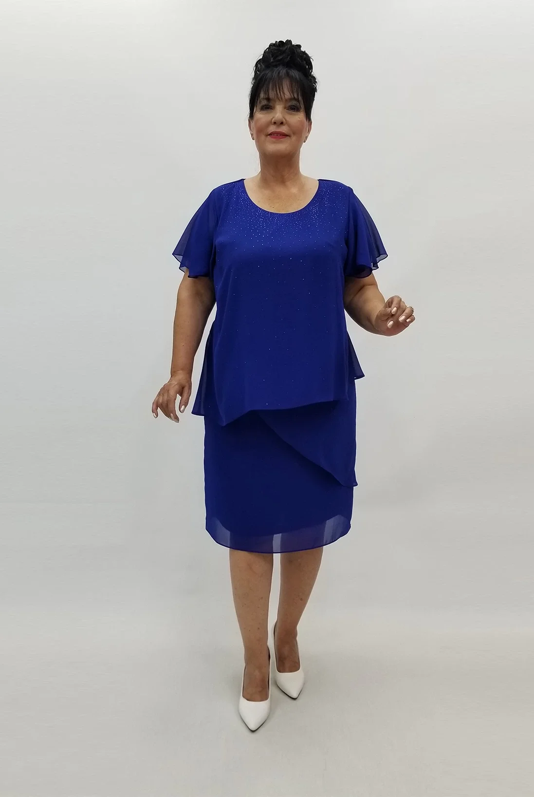 Miraggio Büyük Beden Abiye Elbise 99860 SAKS