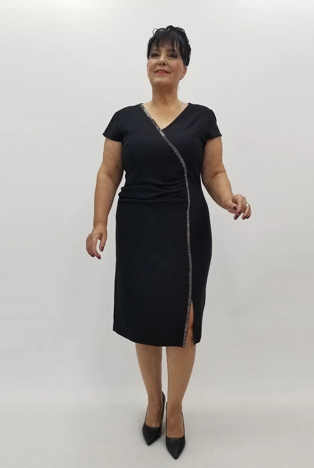 Miraggio Büyük Beden Abiye Elbise 99950 SİYAH