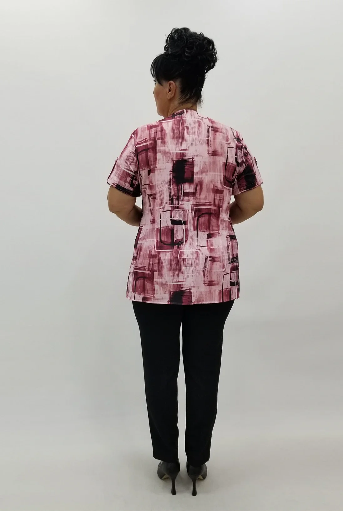 Miraggio Büyük Beden Bluz 4028 BORDO