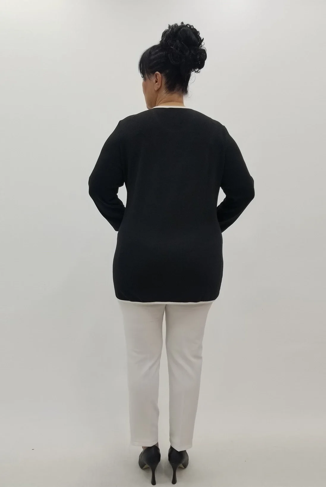 Miraggio Büyük Beden Bluz 4088 SİYAH