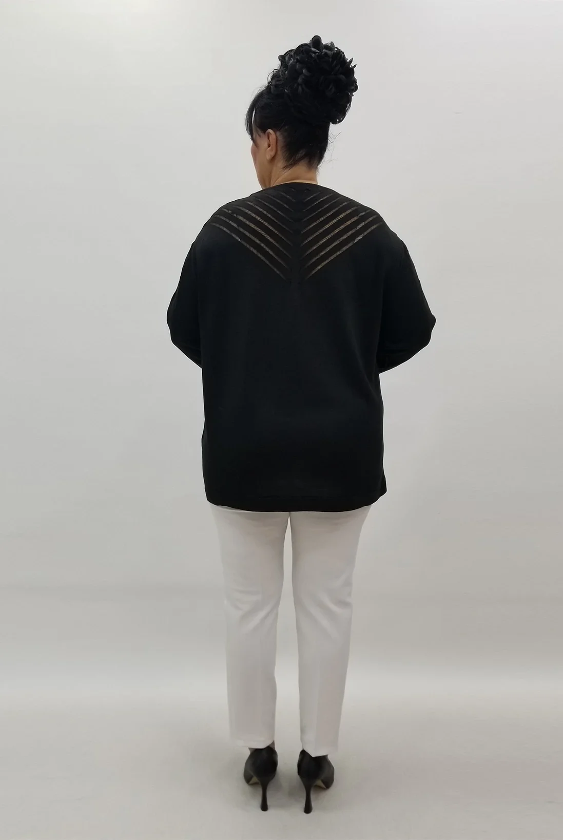 Miraggio Büyük Beden Bluz 4130 SİYAH