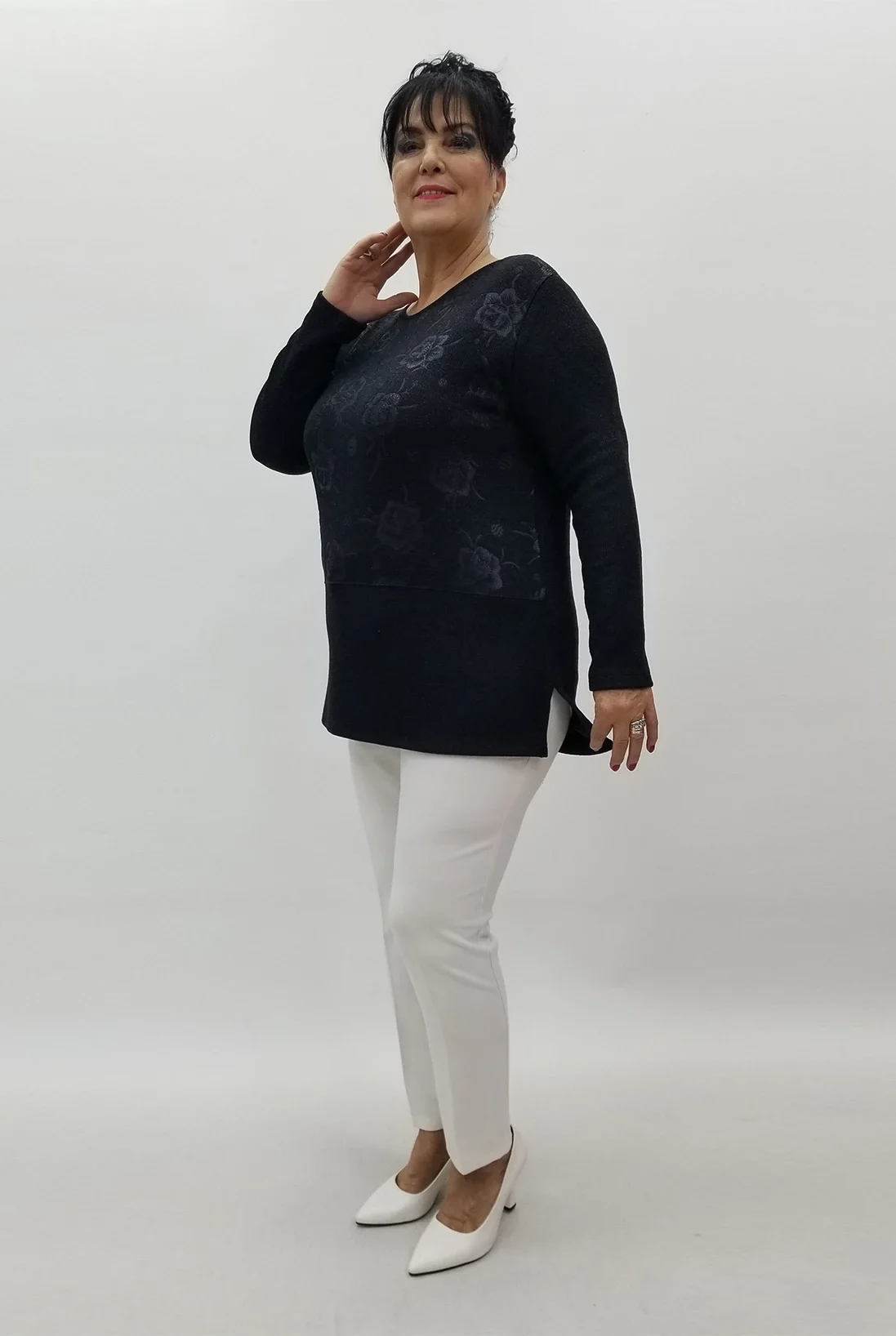 Miraggio Büyük Beden Bluz 4176 SİYAH