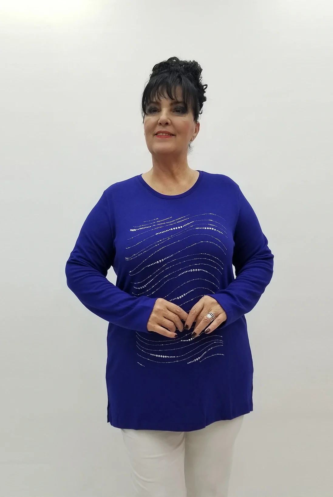 Miraggio Büyük Beden Bluz 4182 SAKS