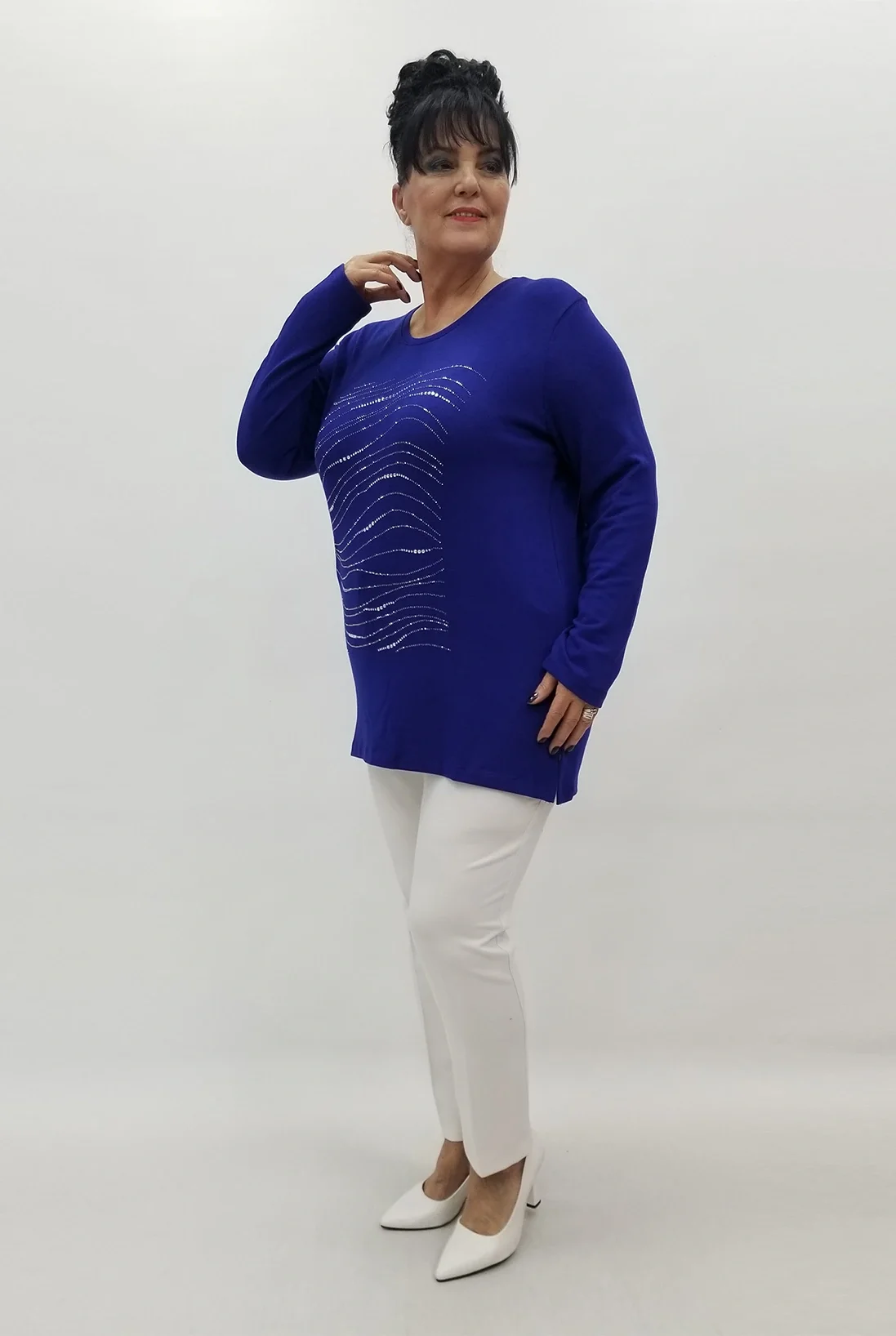 Miraggio Büyük Beden Bluz 4182 SAKS