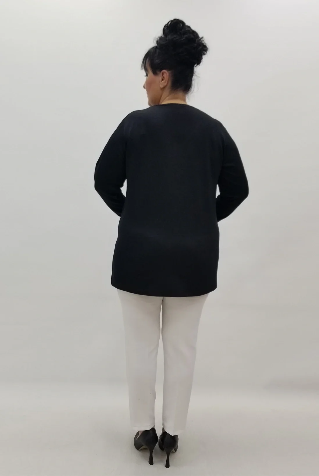 Miraggio Büyük Beden Bluz 4184 SİYAH