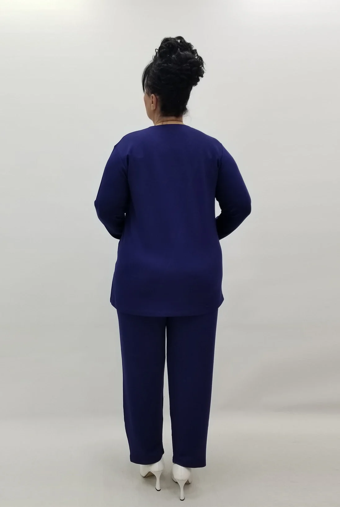 Miraggio Büyük Beden Bluz 4186 LACİVERT