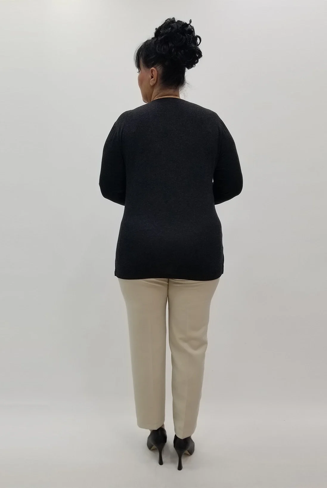 Miraggio Büyük Beden Bluz 4220 SİYAH