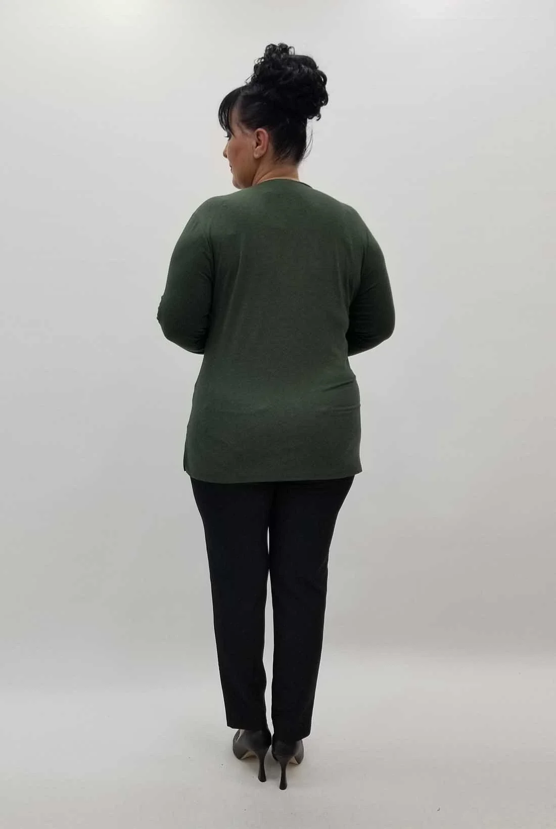 Miraggio Büyük Beden Bluz 4225 HAKİ