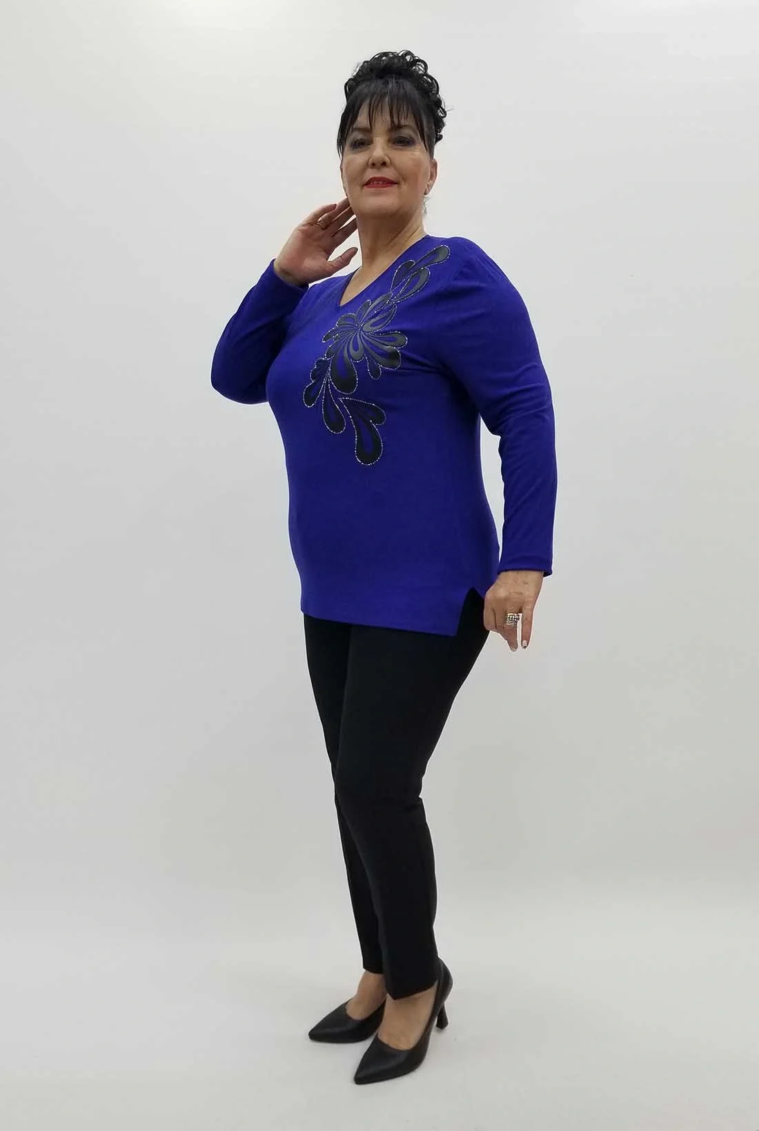 Miraggio Büyük Beden Bluz 4225 SAKS