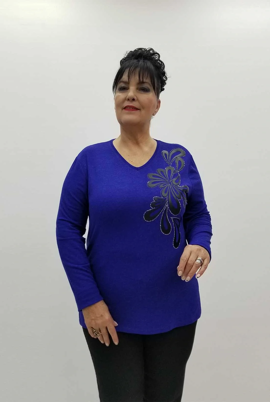 Miraggio Büyük Beden Bluz 4225 SAKS