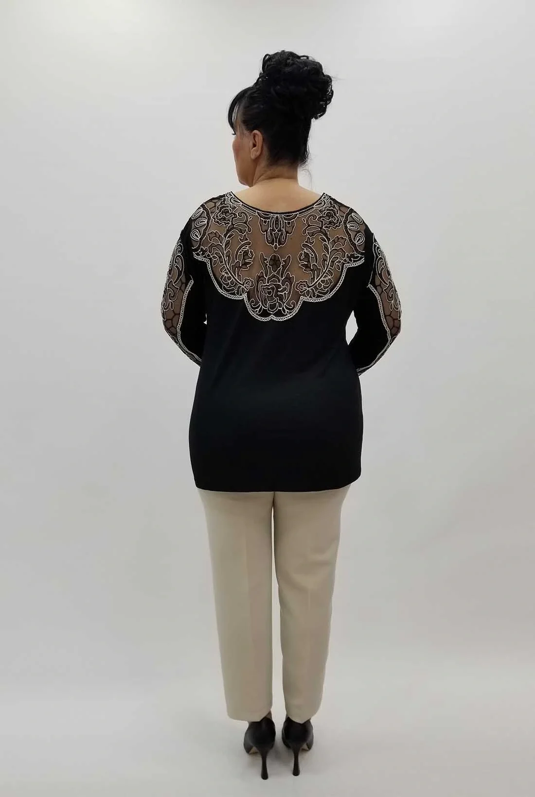 Miraggio Büyük Beden Bluz 4240 SİYAH