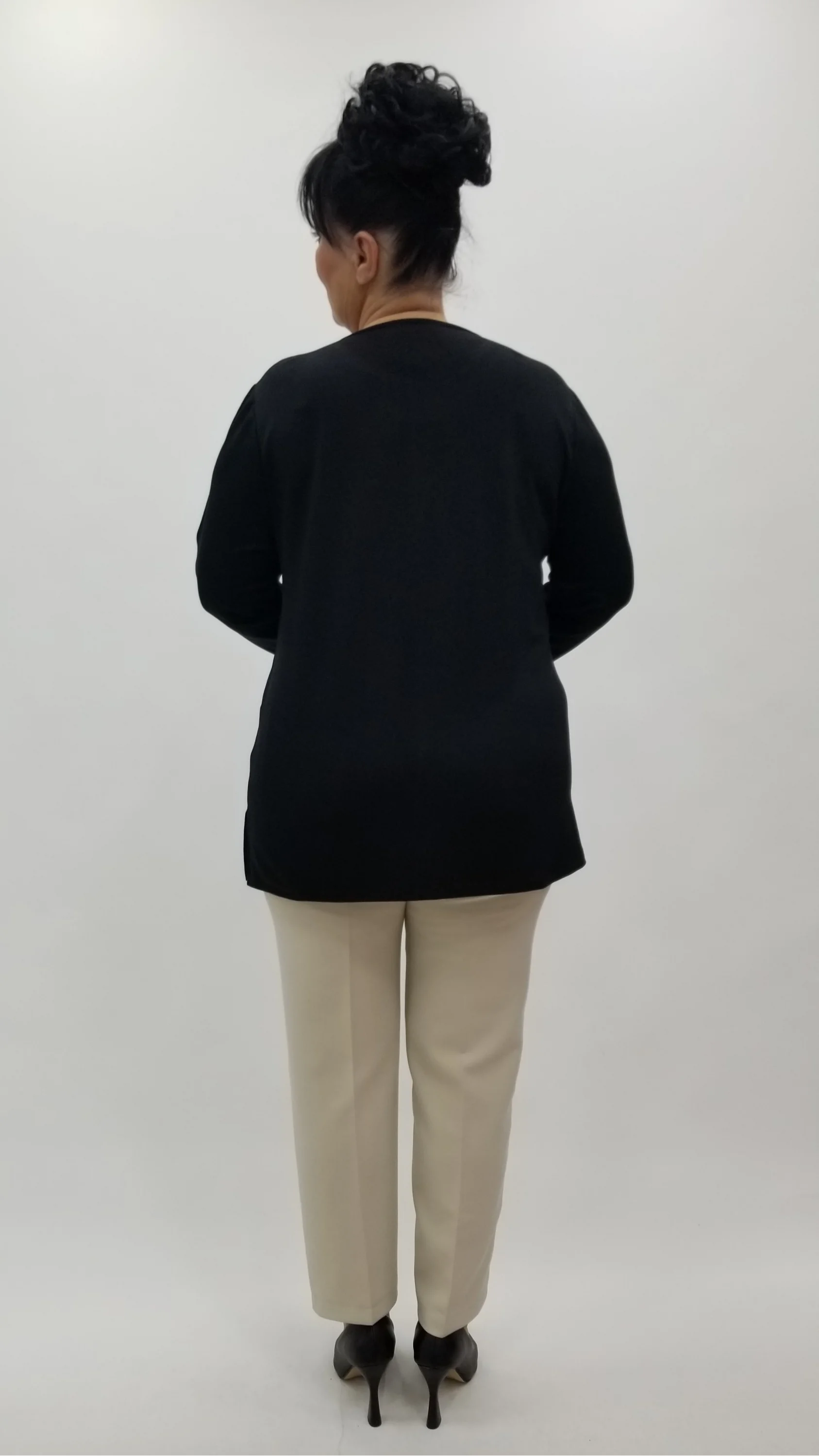 Miraggio Büyük Beden Bluz 4277 SİYAH