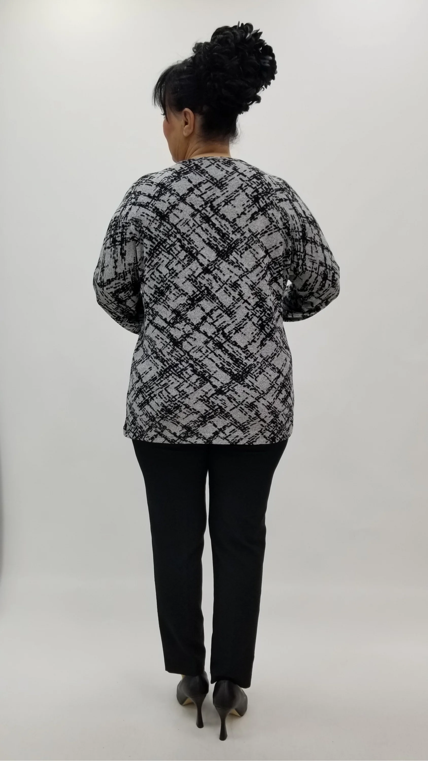 Miraggio Büyük Beden Bluz 4281 GRİ