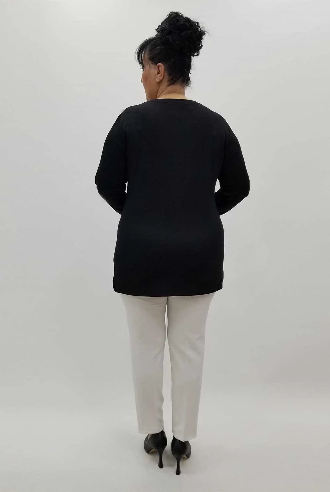 Miraggio Büyük Beden Bluz 4283 SİYAH