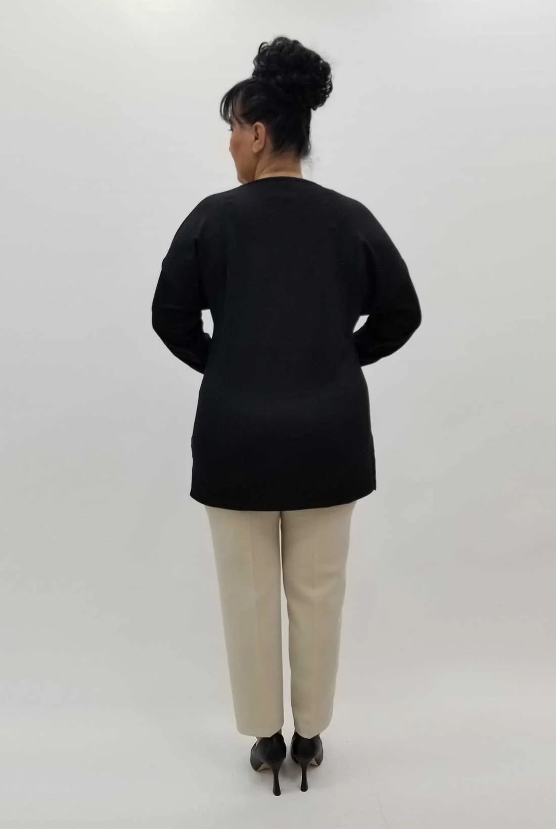 Miraggio Büyük Beden Bluz 4290 SİYAH