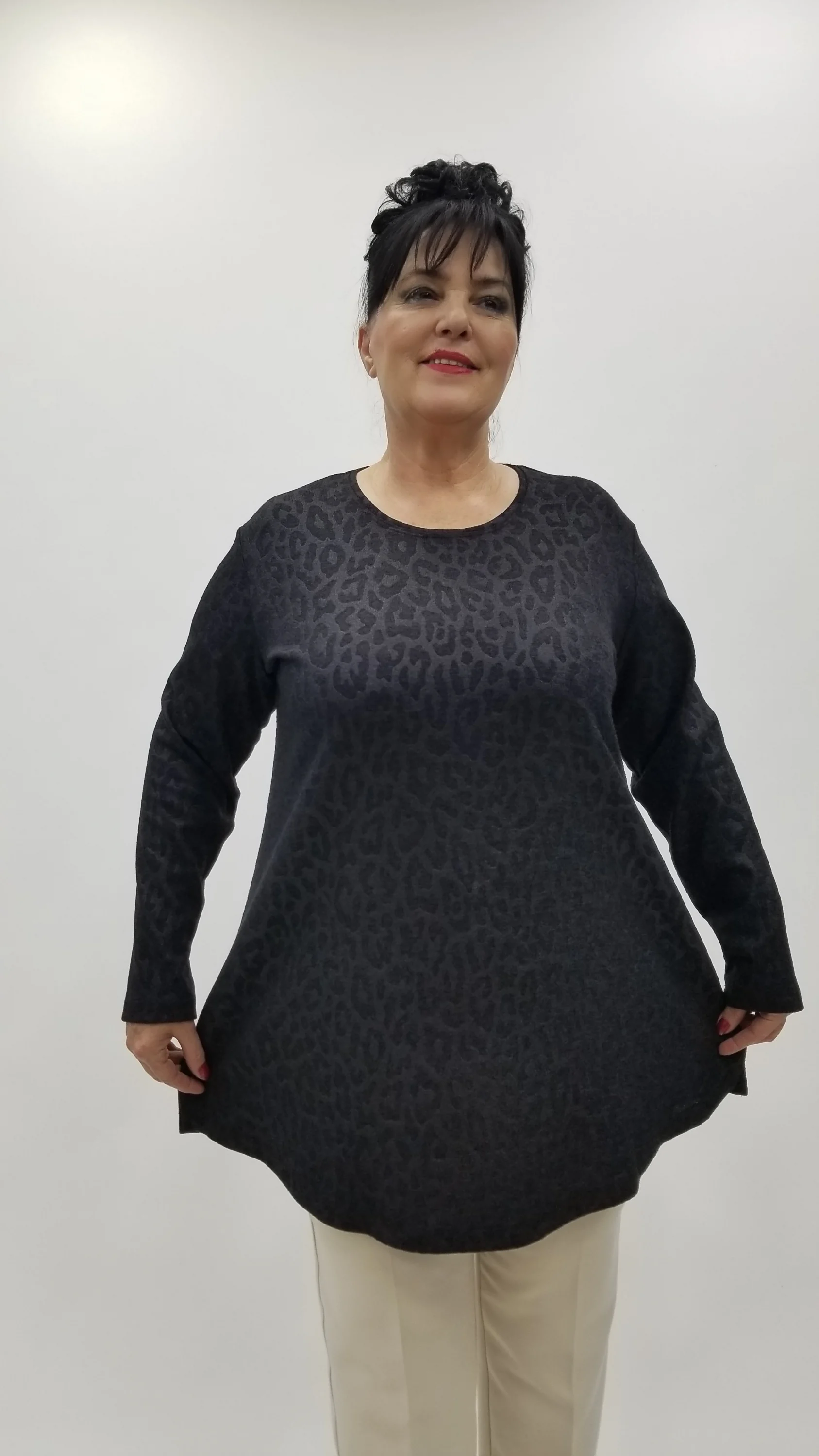 Miraggio Büyük Beden Bluz 4307 SİYAH