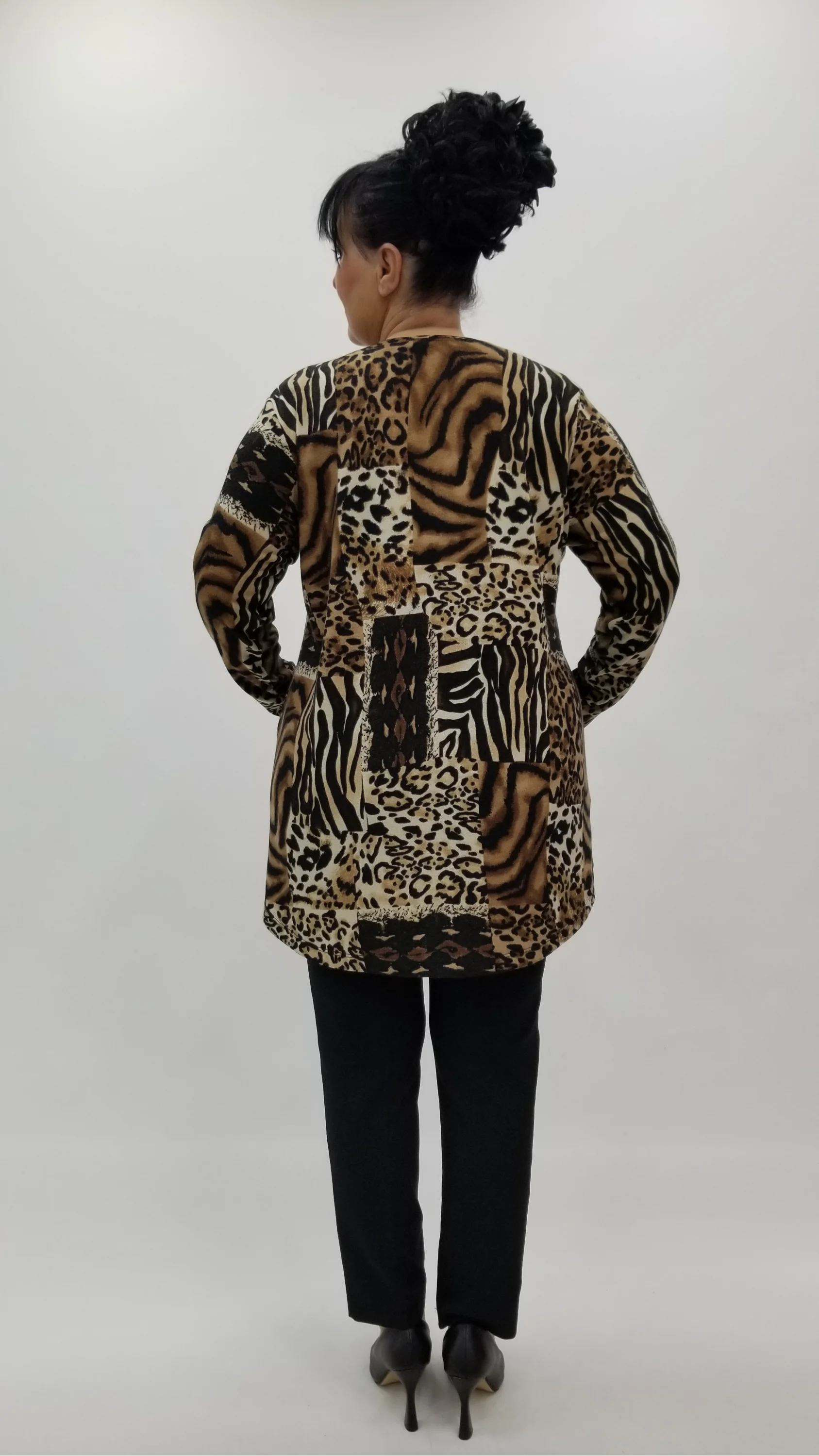 Miraggio Büyük Beden Bluz 4308 KAHVE