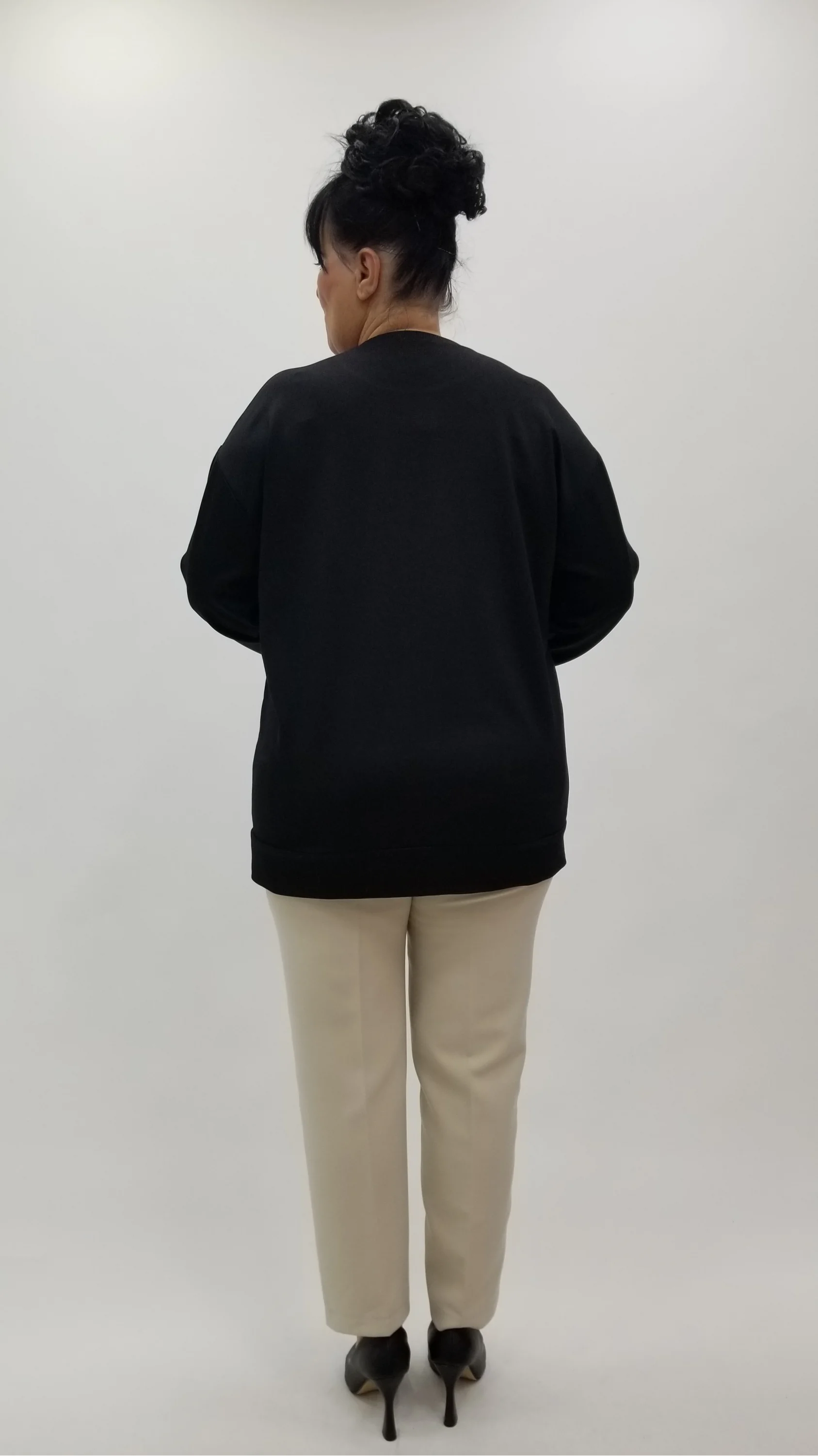 Miraggio Büyük Beden Bluz 4330 SİYAH