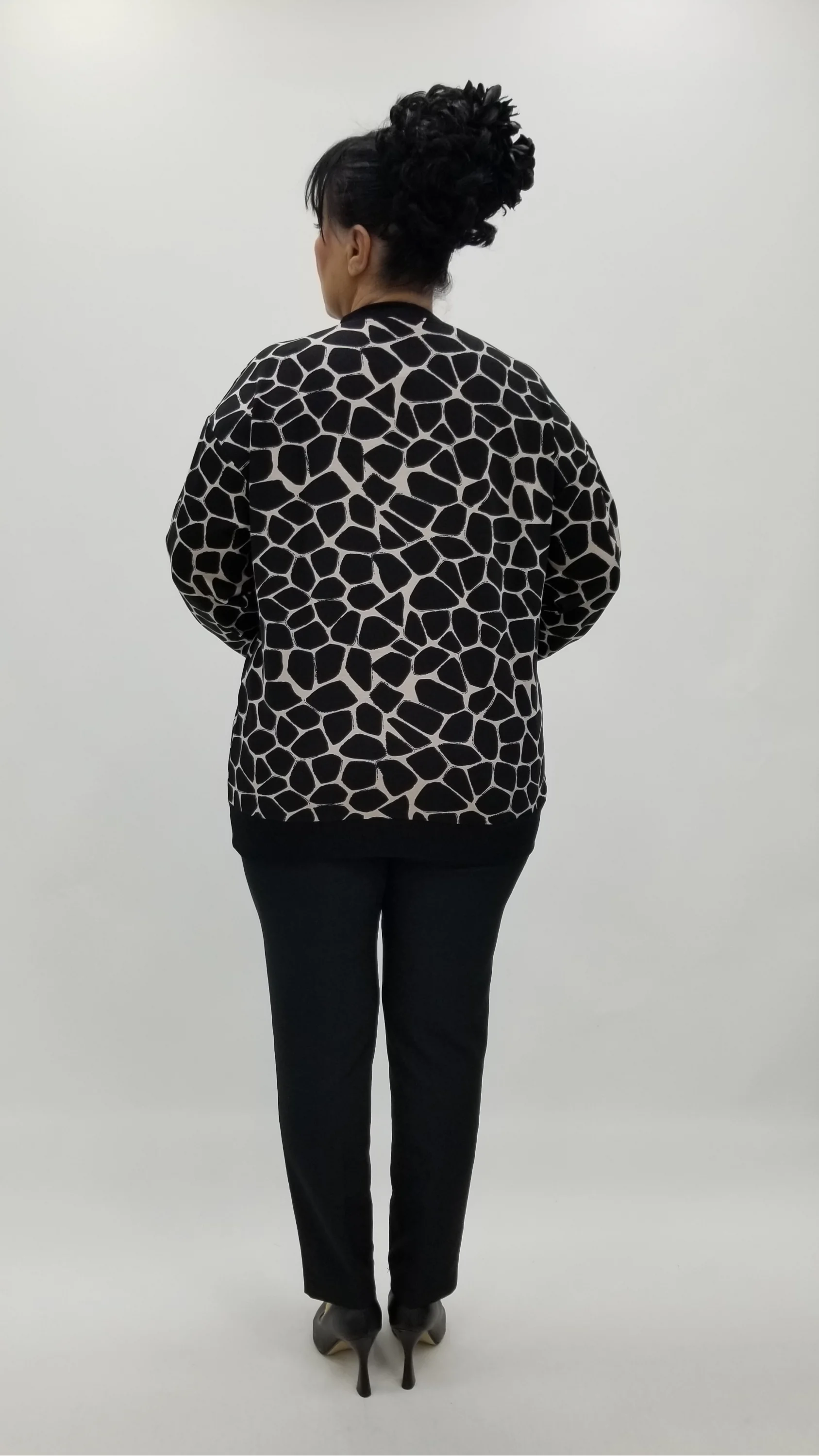 Miraggio Büyük Beden Bluz 4332 SİYAH