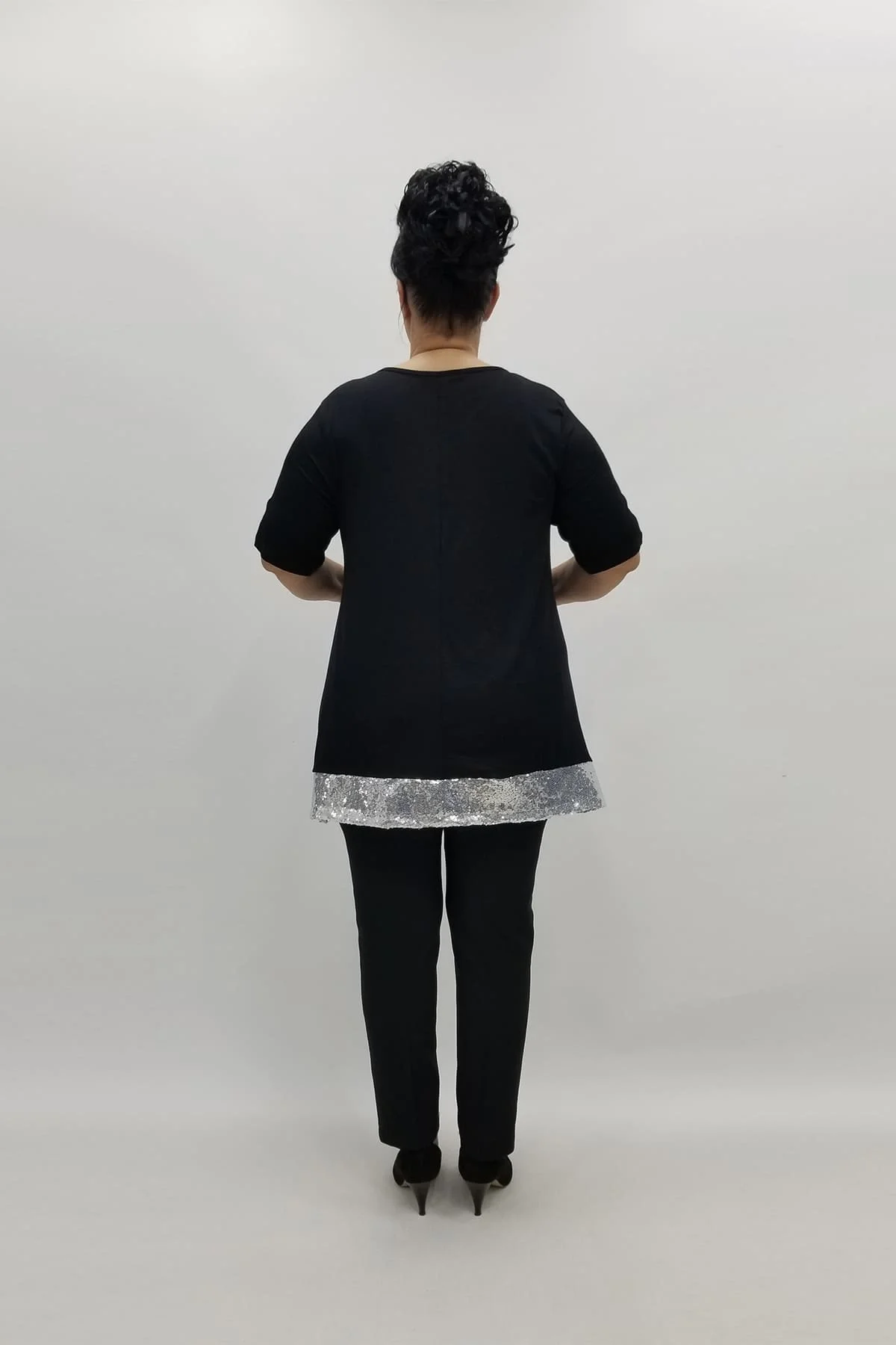 Miraggio Büyük Beden Bluz 97762 GÜMÜŞ