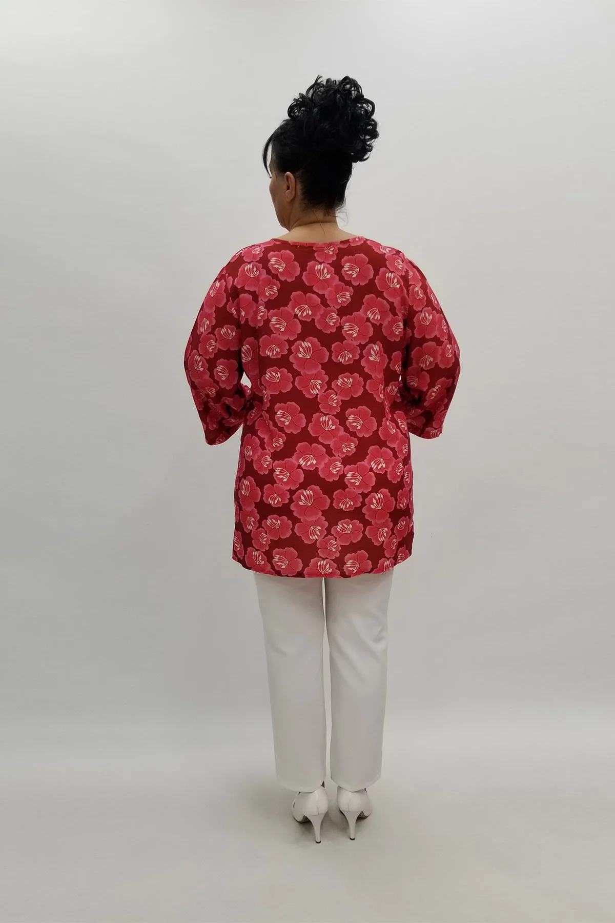 Miraggio Büyük Beden Bluz 97804 BORDO