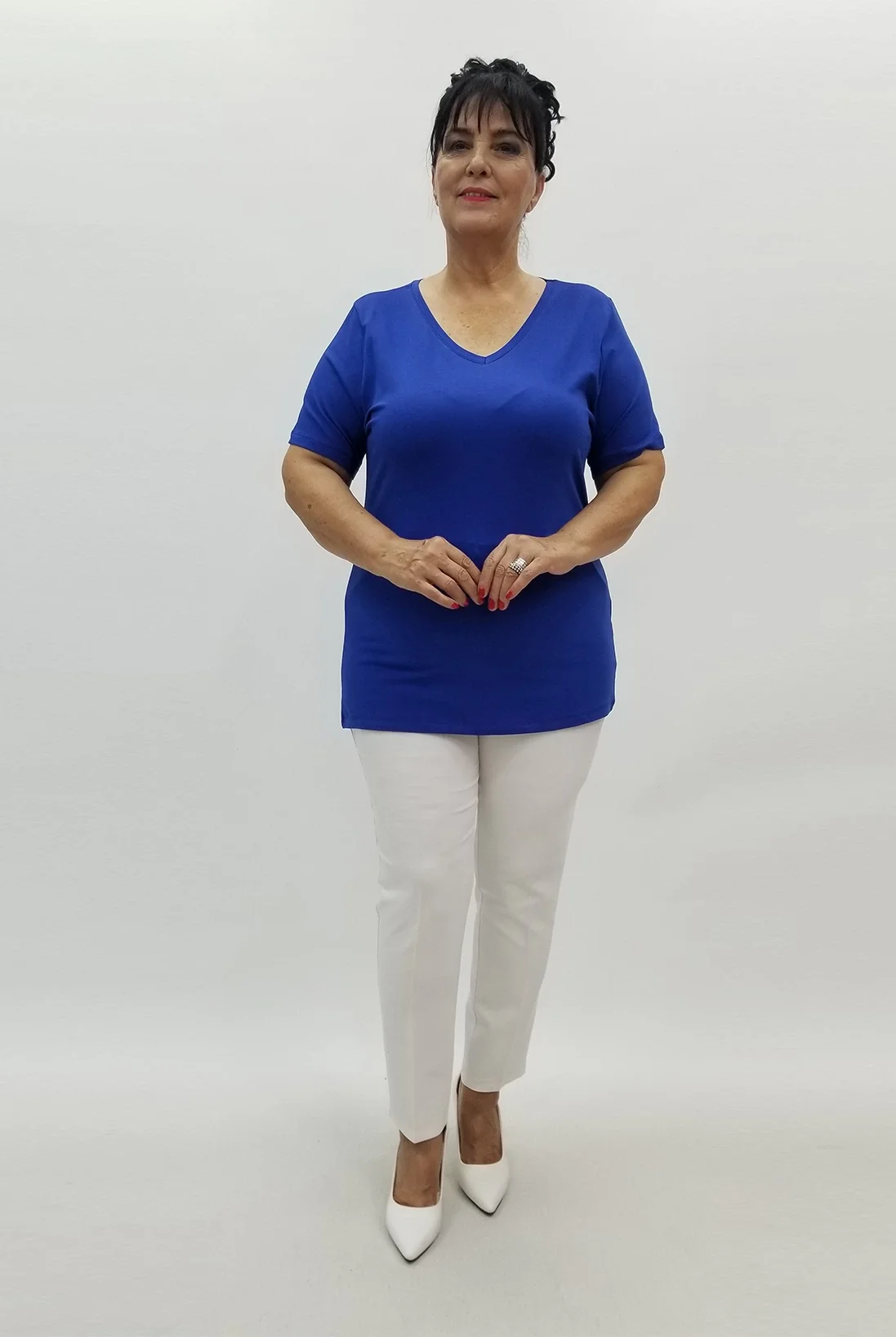 Miraggio Büyük Beden Bluz 98401 SAKS