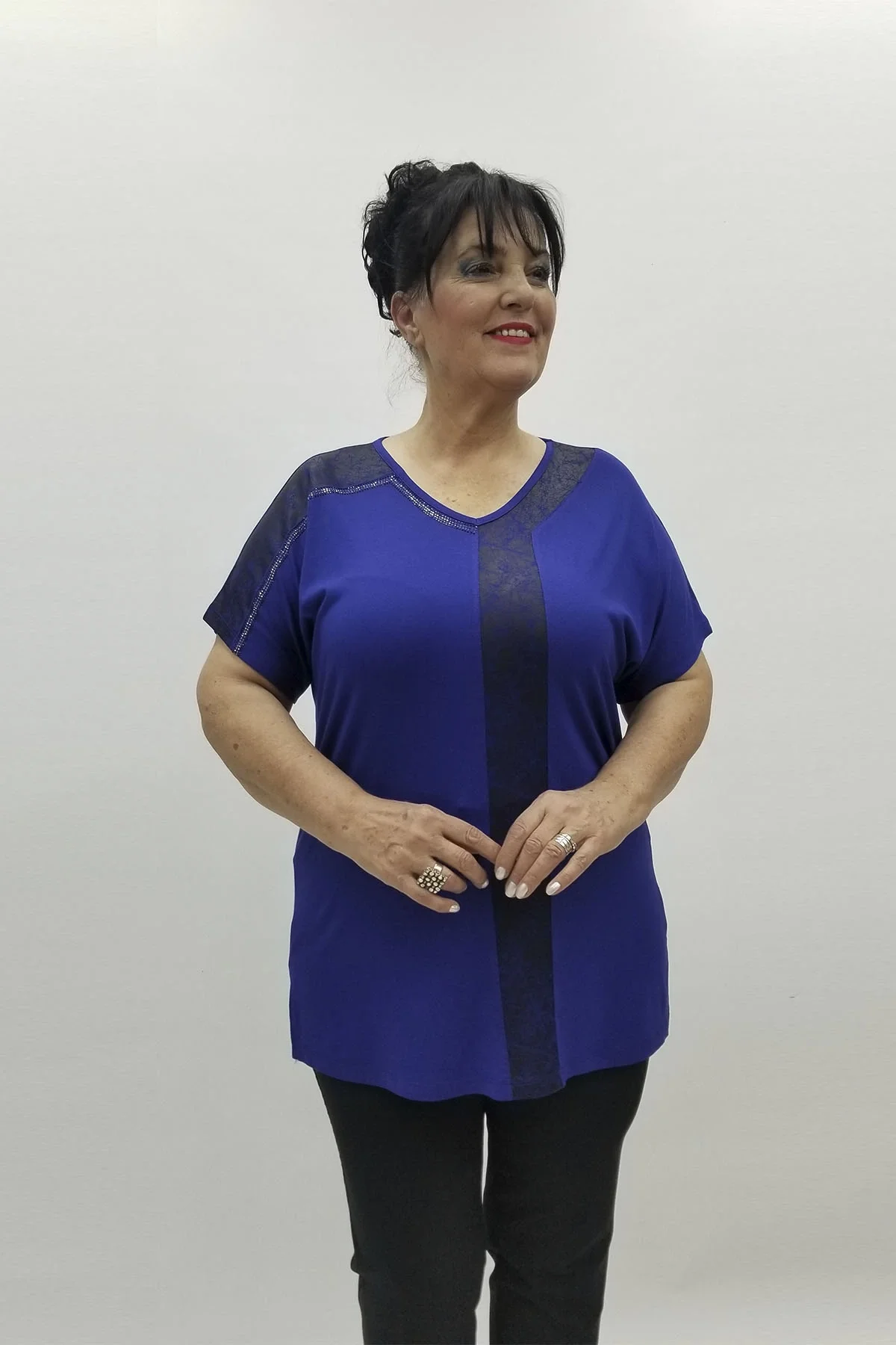 Miraggio Büyük Beden Bluz 98729 SAKS