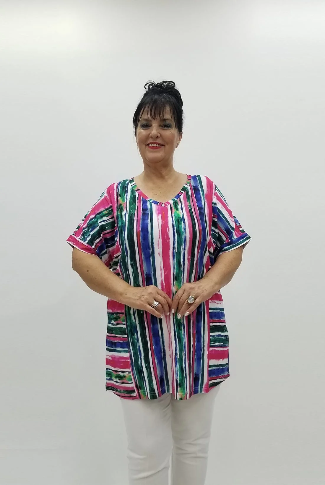 Miraggio Büyük Beden Bluz 98830 FUŞYA