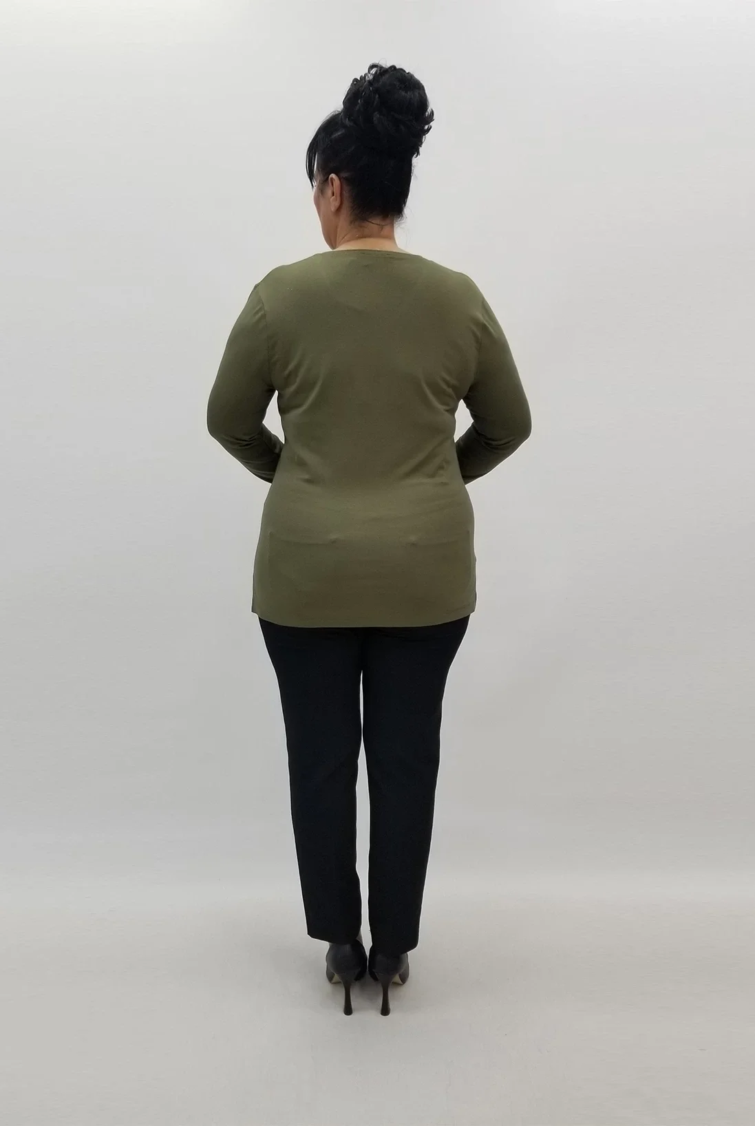 Miraggio Büyük Beden Bluz 98963 HAKİ