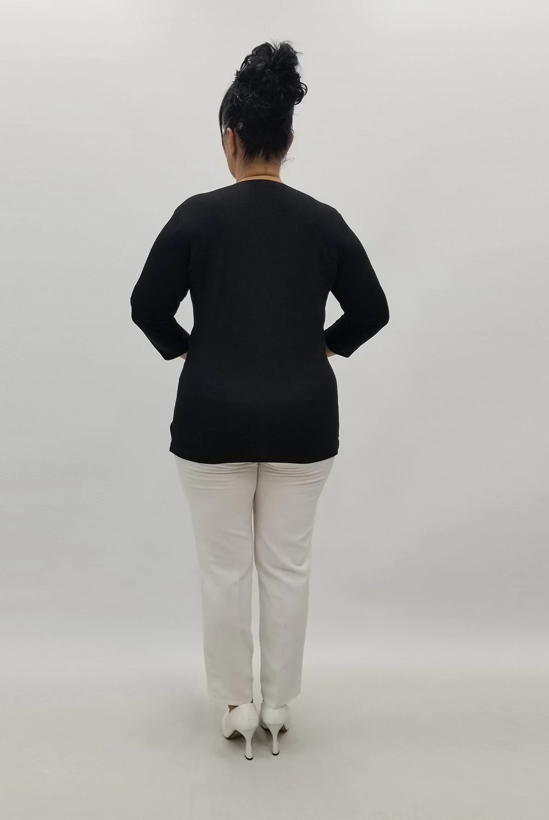 Miraggio Büyük Beden Bluz 99018 SİYAH