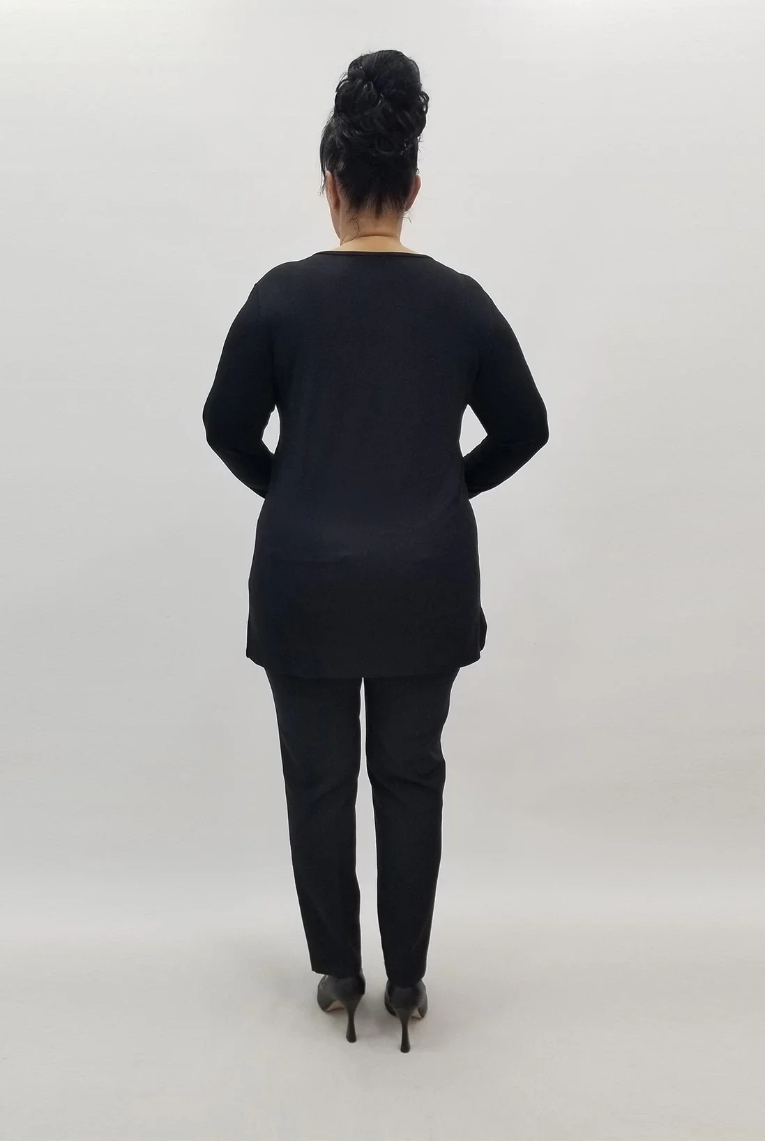 Miraggio Büyük Beden Bluz 99054 SİYAH