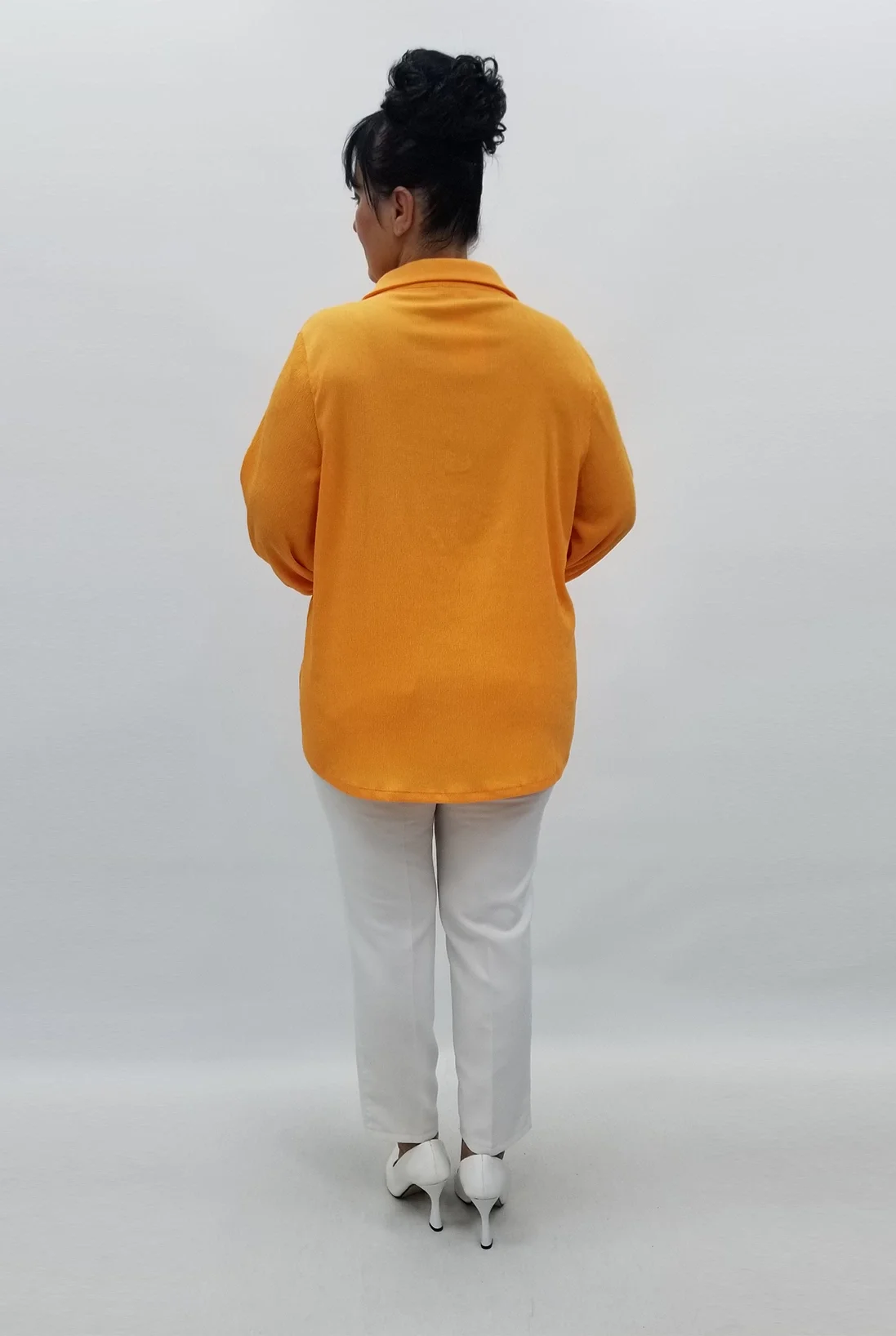 Miraggio Büyük Beden Bluz 99092 TURUNCU