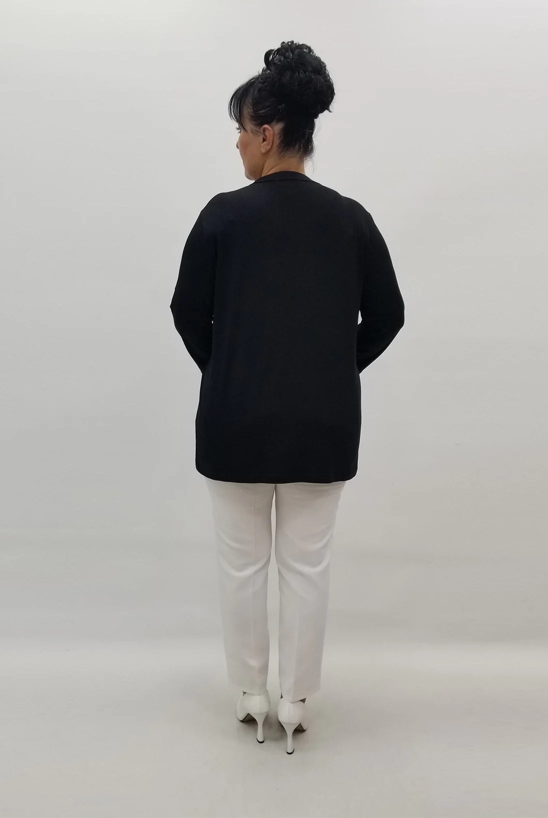 Miraggio Büyük Beden Bluz 99125 SİYAH