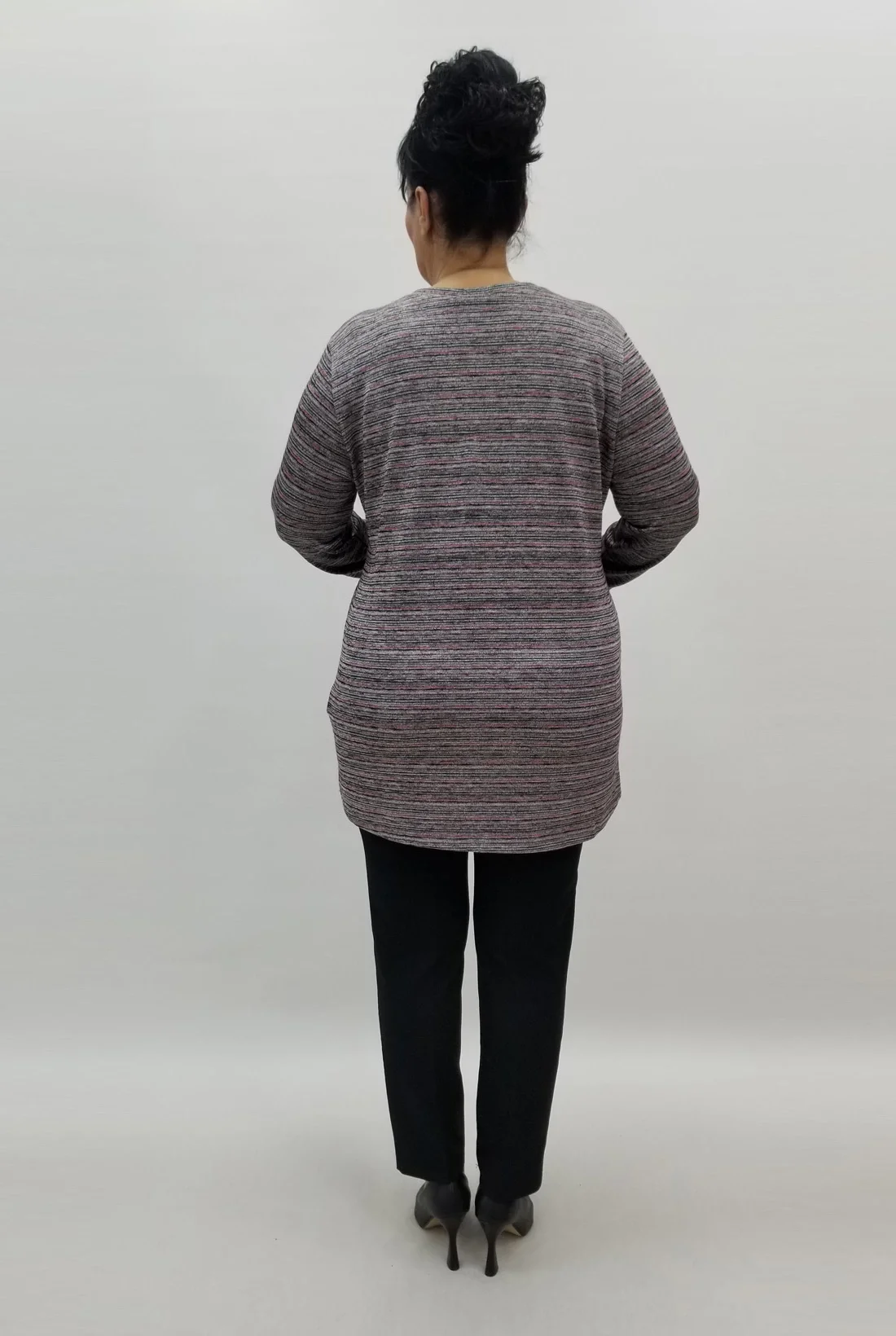 Miraggio Büyük Beden Bluz 99155 GRİ