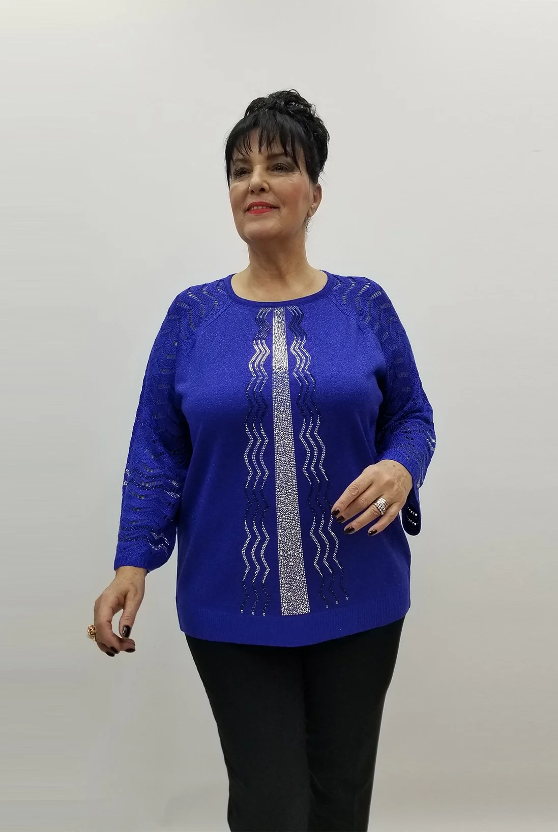 Miraggio Büyük Beden Bluz 99222 SAKS