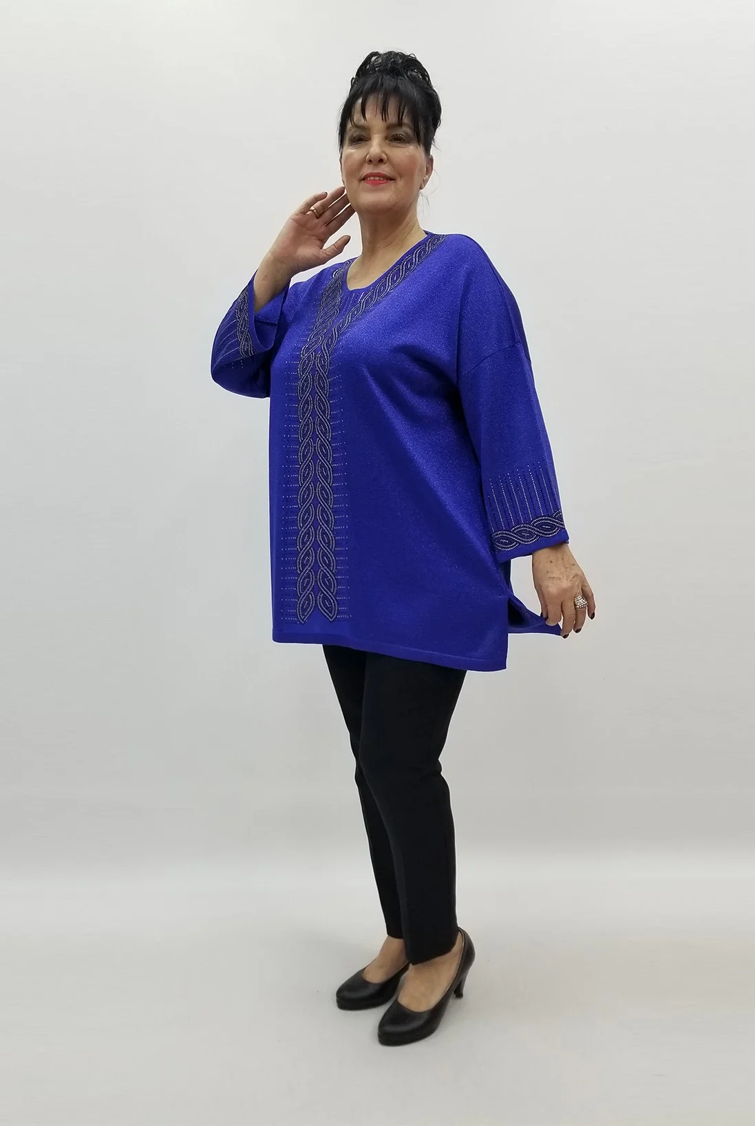 Miraggio Büyük Beden Bluz 99226 SAKS