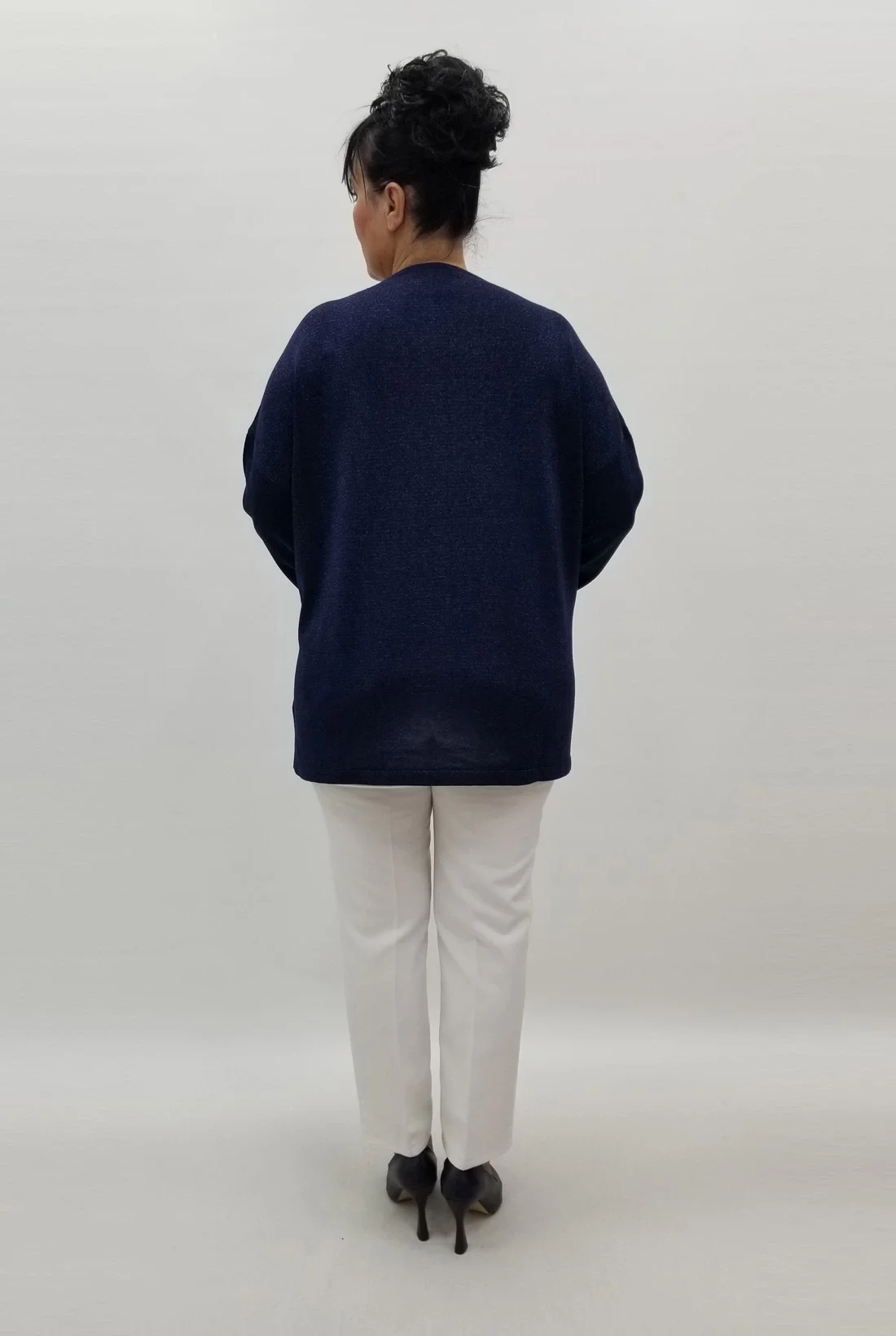 Miraggio Büyük Beden Bluz 99227 LACİVERT