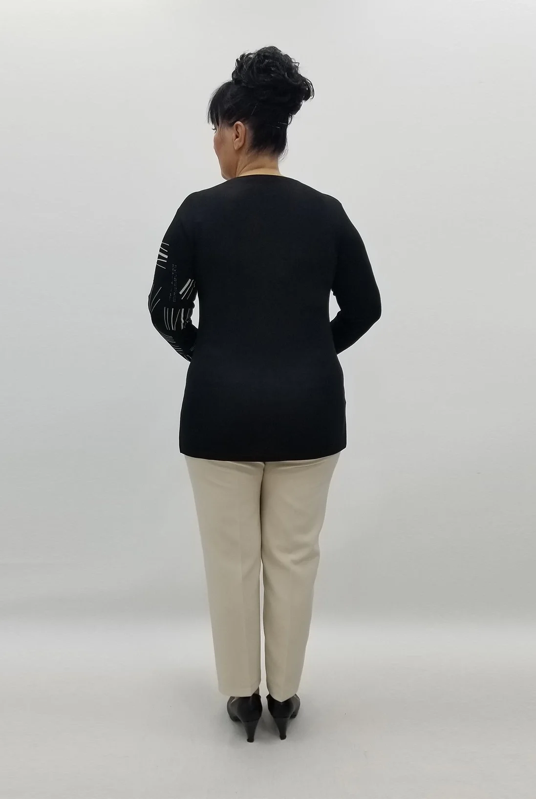 Miraggio Büyük Beden Bluz 99293 SİYAH