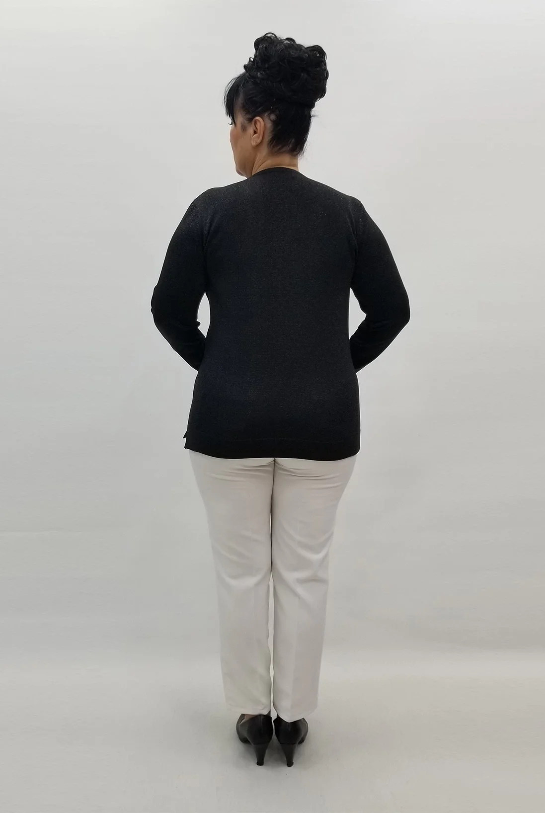 Miraggio Büyük Beden Bluz 99307 SİYAH