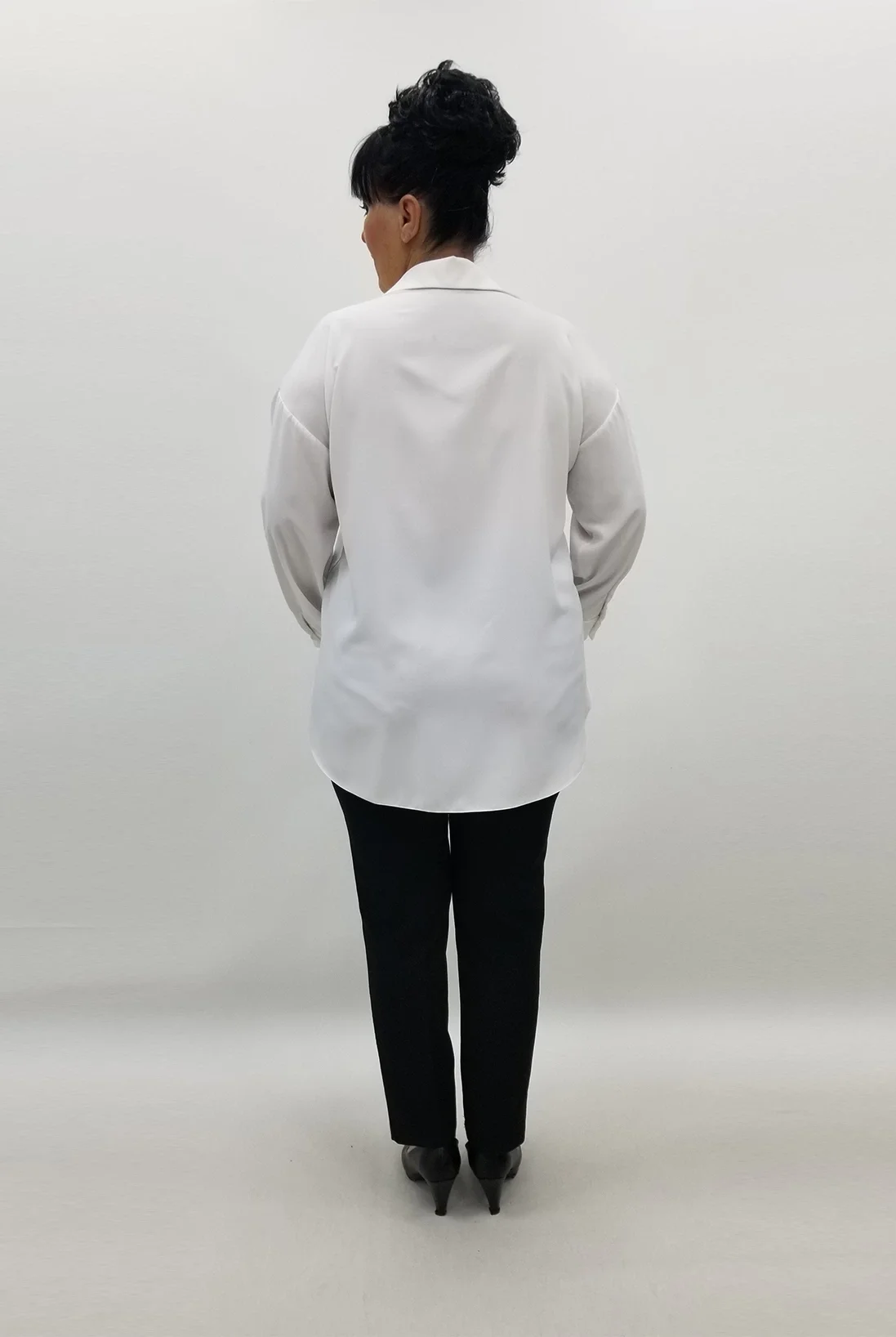 Miraggio Büyük Beden Bluz 99329 BEYAZ