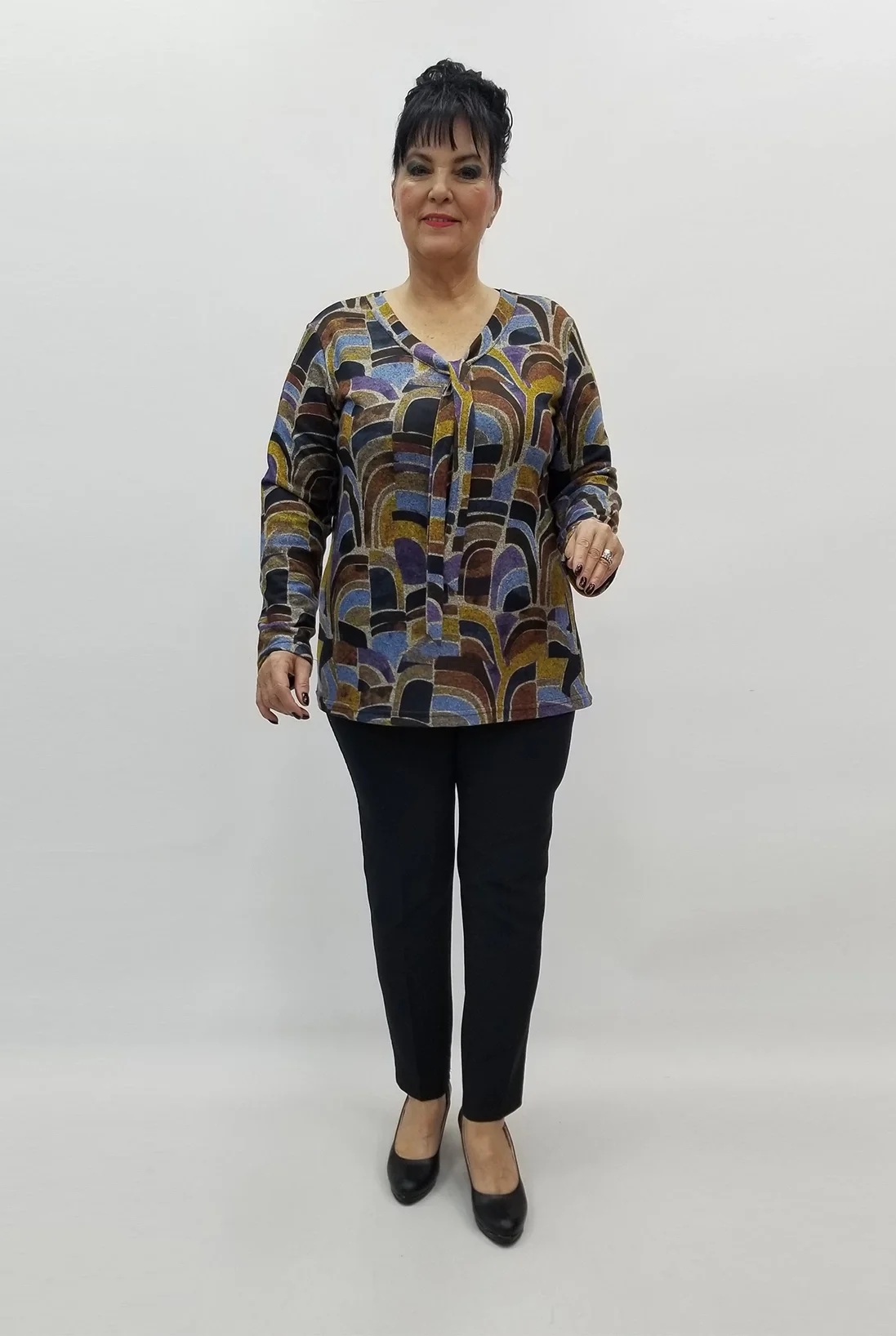 Miraggio Büyük Beden Bluz 99335 HARDAL