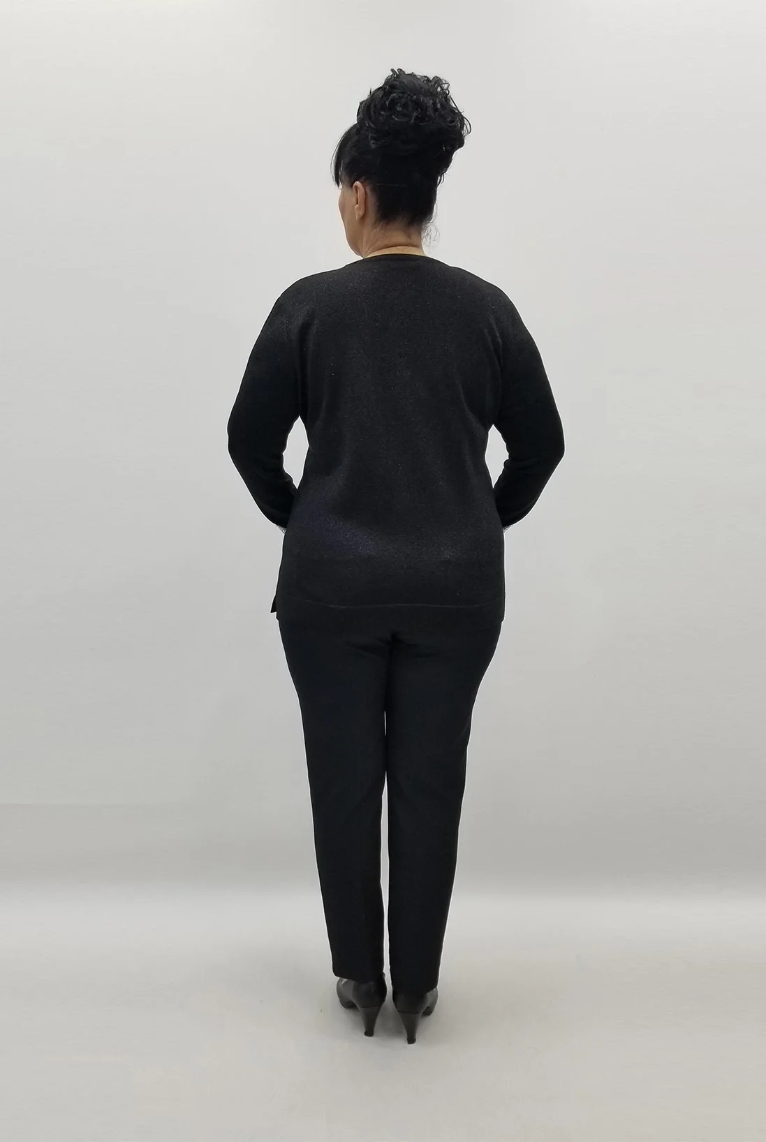 Miraggio Büyük Beden Bluz 99342 SİYAH