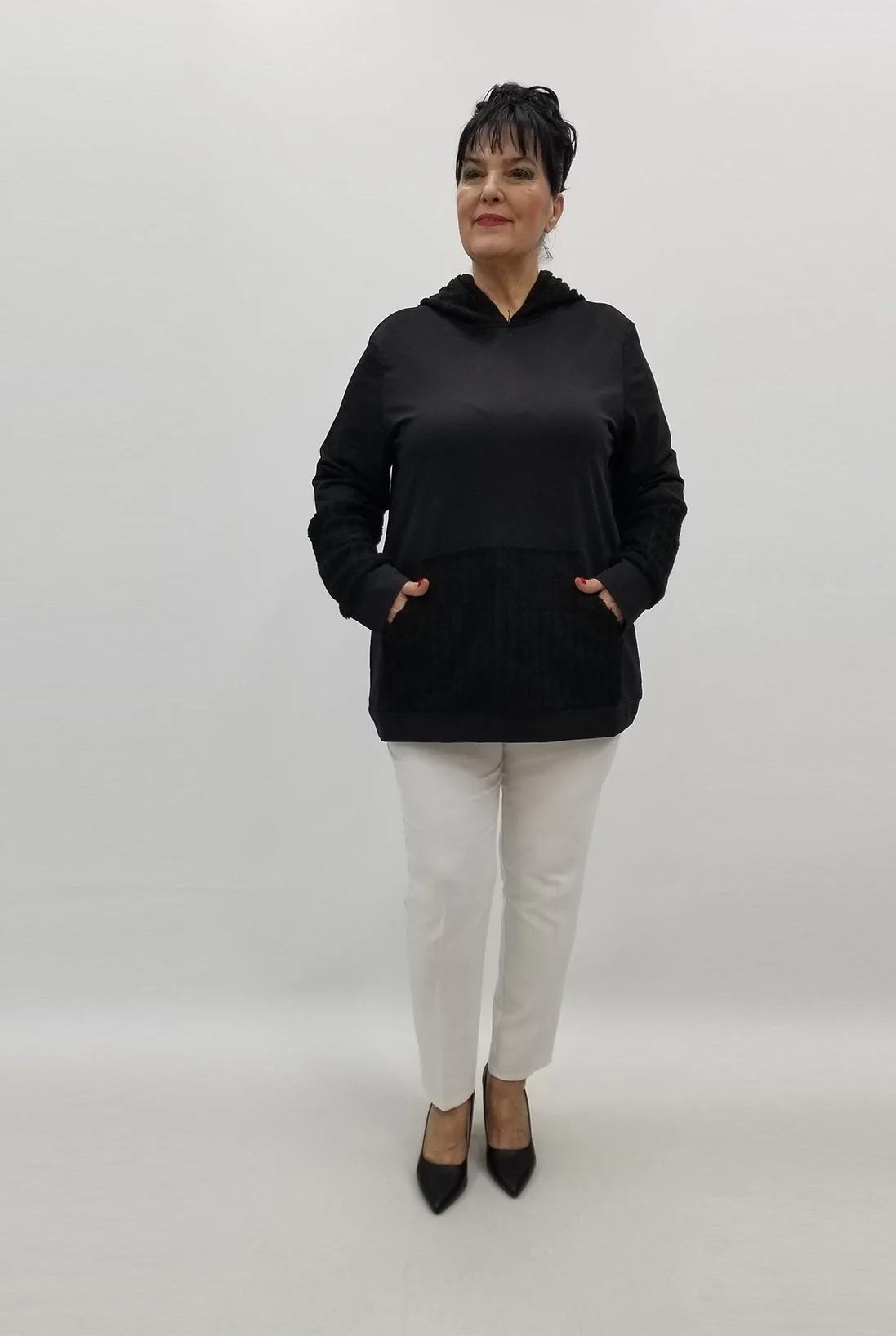 Miraggio Büyük Beden Bluz 99399 SİYAH