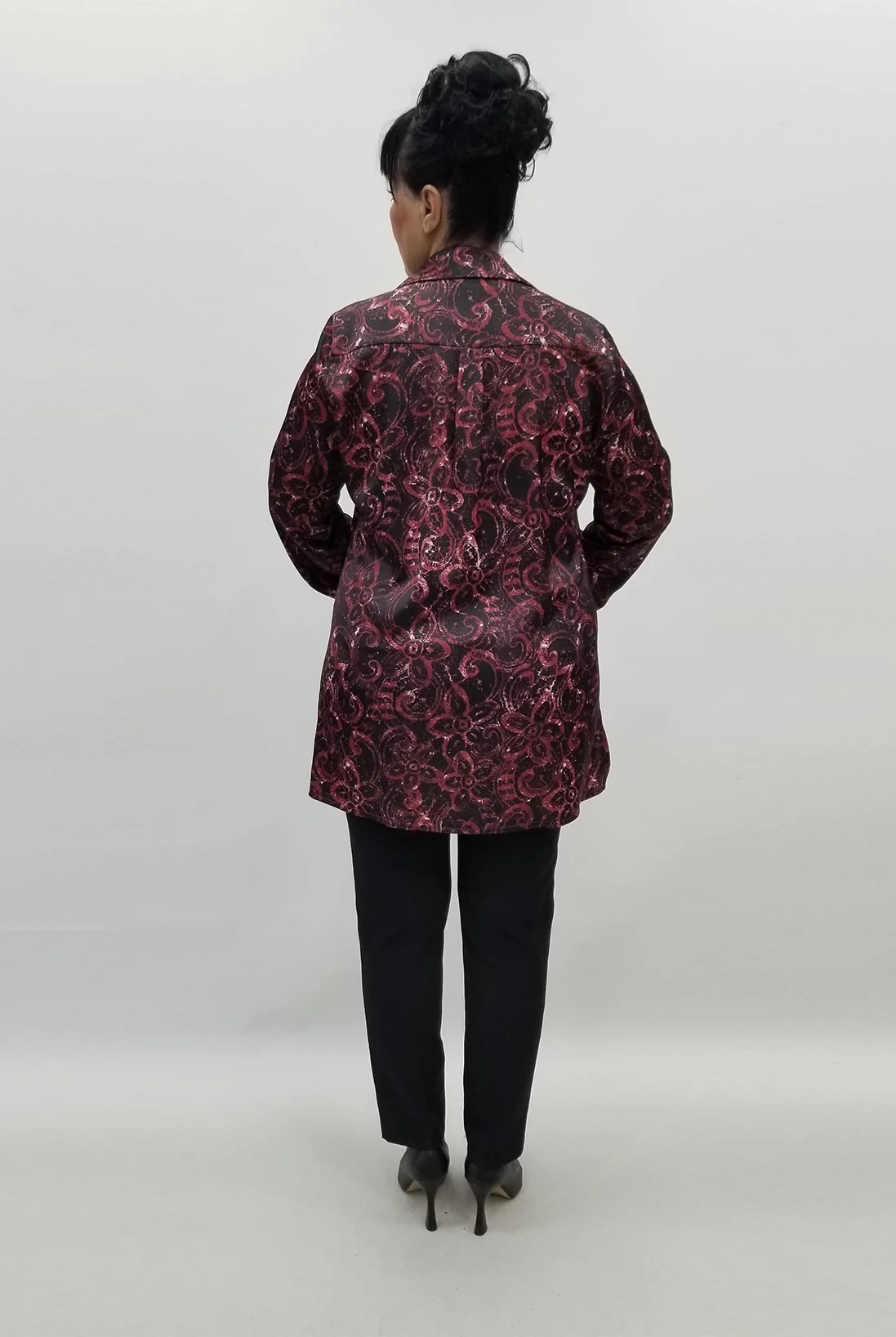 Miraggio Büyük Beden Bluz 99449 BORDO