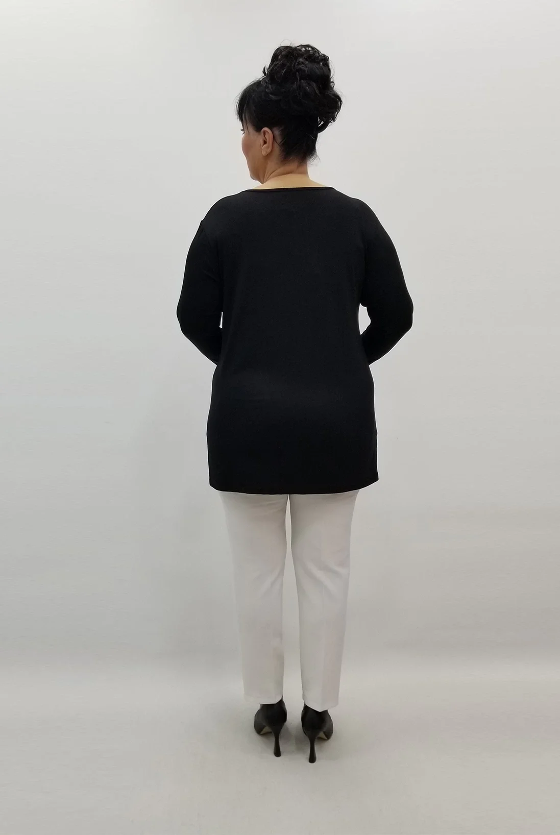 Miraggio Büyük Beden Bluz 99455 SİYAH