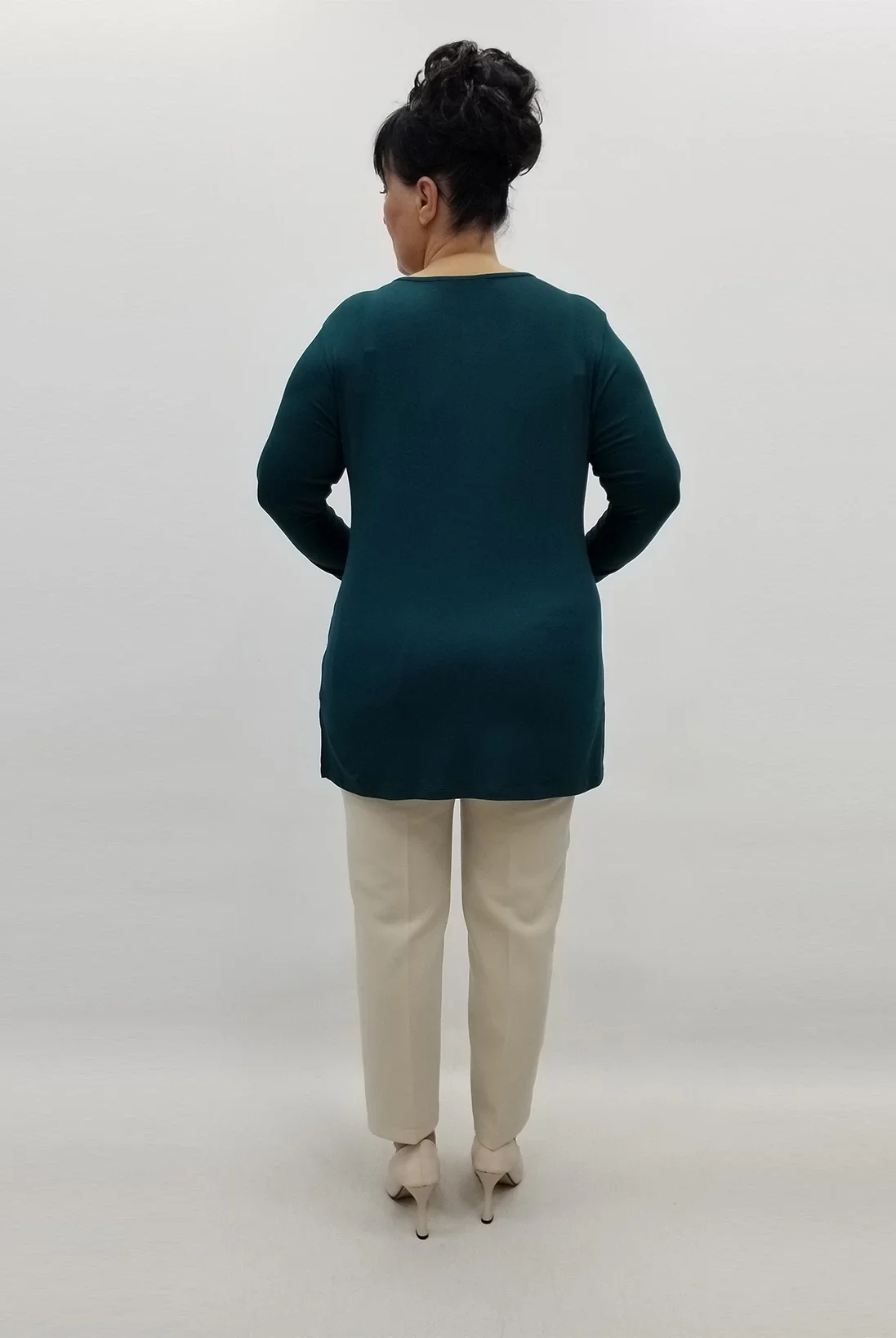 Miraggio Büyük Beden Bluz 99455 YEŞİL